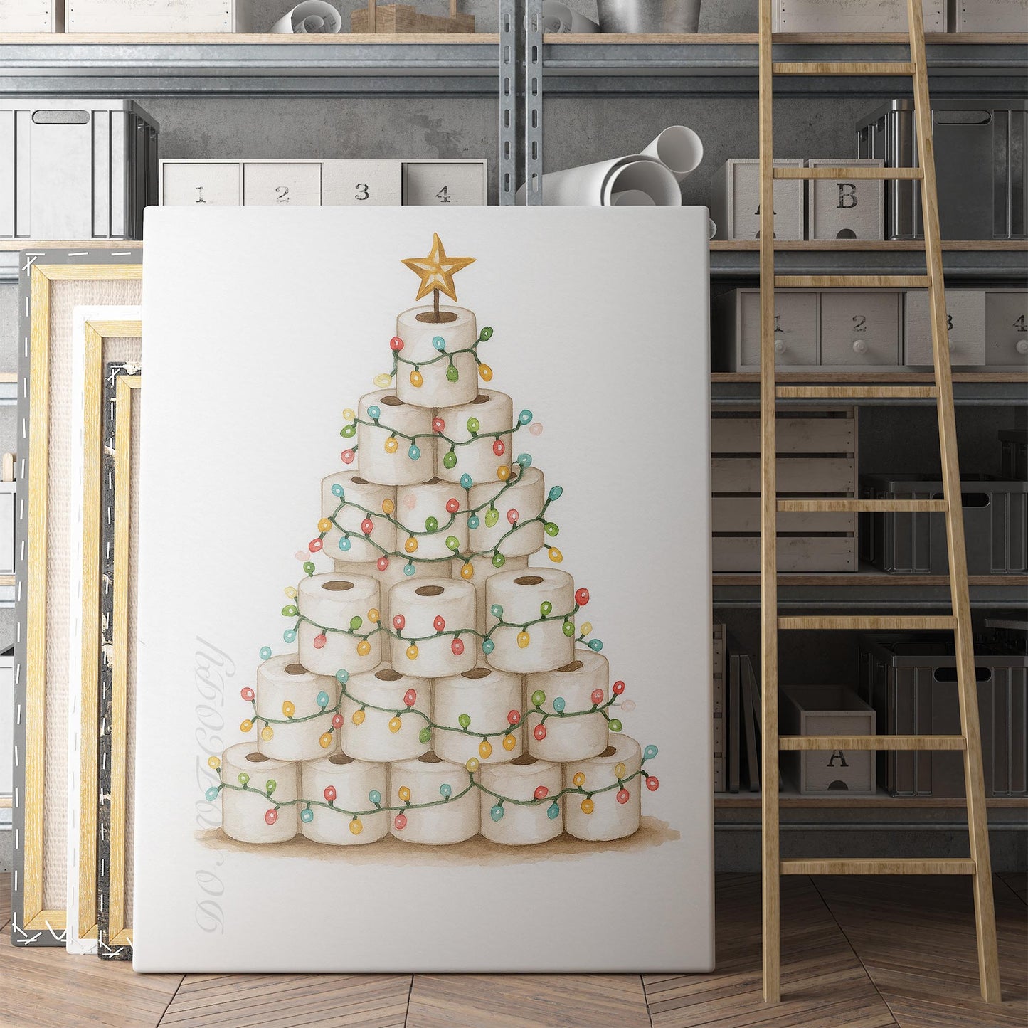 Toilet Paper Christmas Tree
