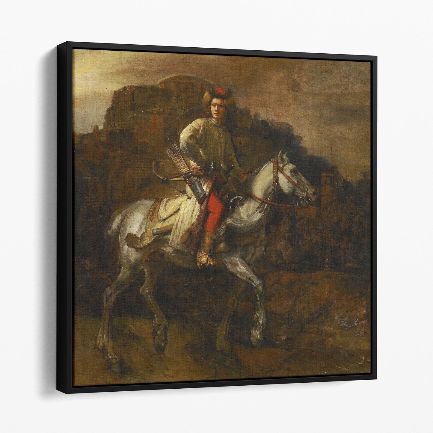 The Polish Rider 1655 by Rembrandt Van Rijn