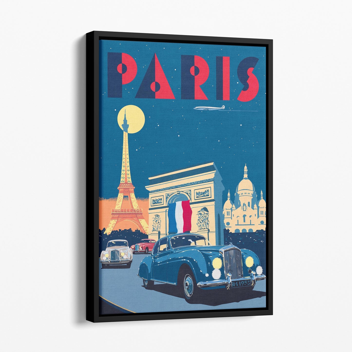 Paris Vintage Travel Poster