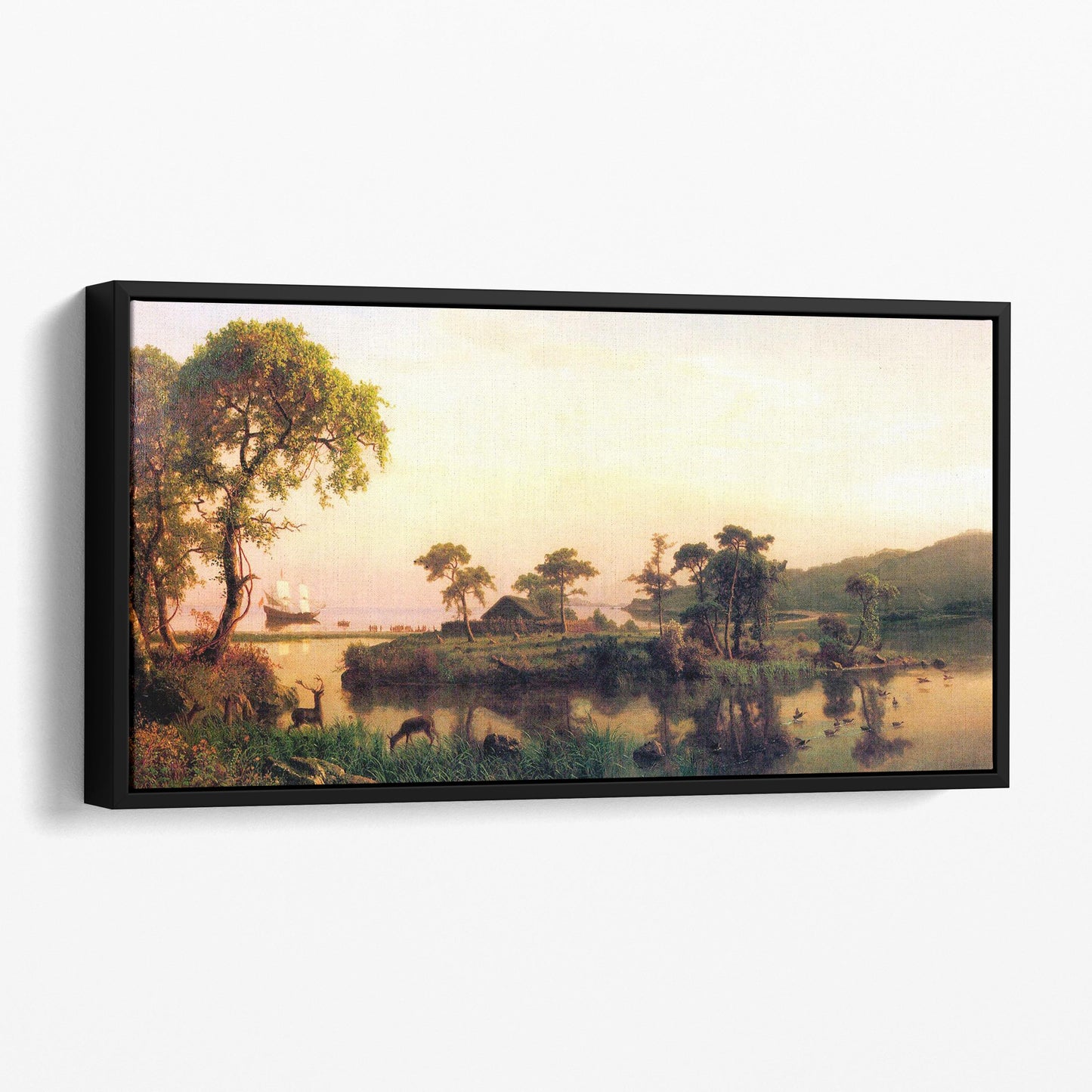 Gosnold at Cuttyhunk by Albert Bierstadt