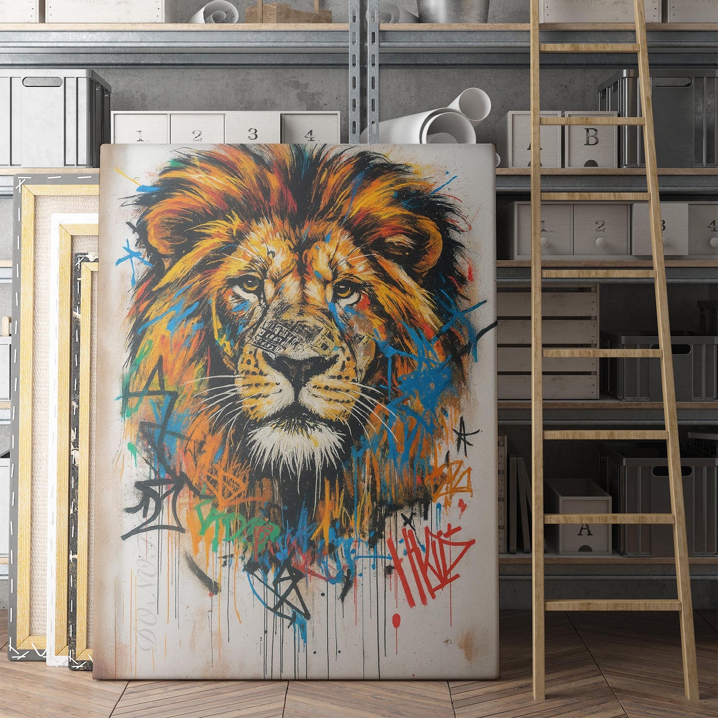 Graffiti Lion