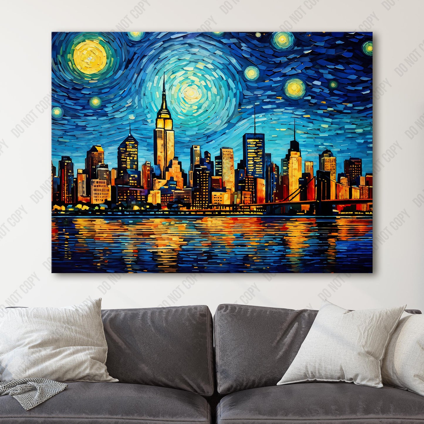 New York City Van Gogh Starry Night