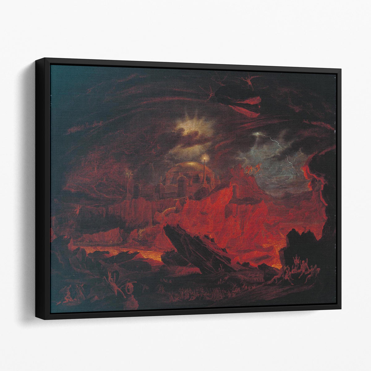The Fallen Angels Entering Pandemonium (1841) - John Martin