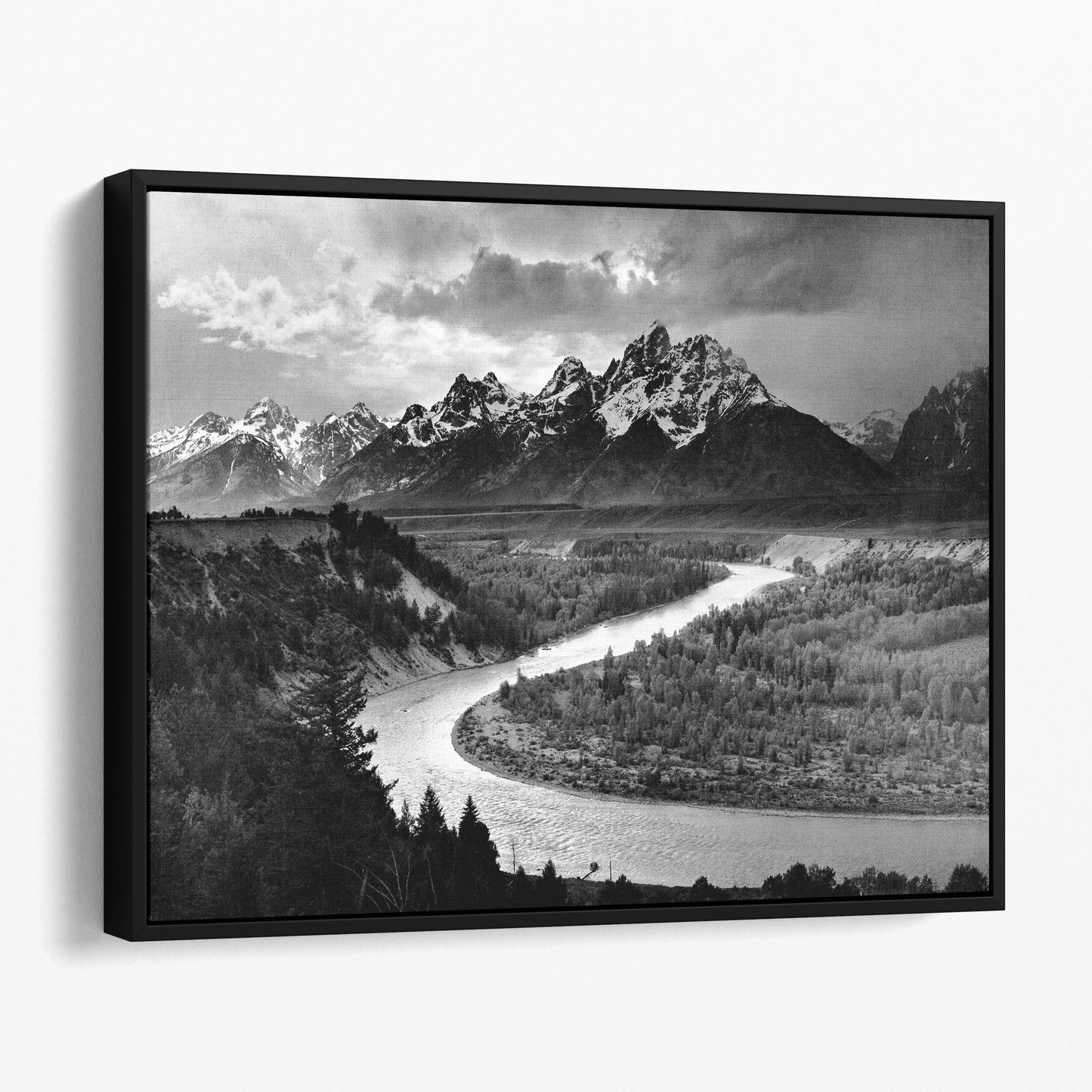 The Tetons & the Snake River, Grand Teton National Park by Ansel Adams