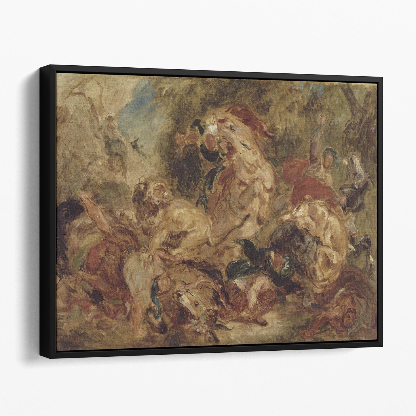 The Lion Hunt - Eugène Delacroix