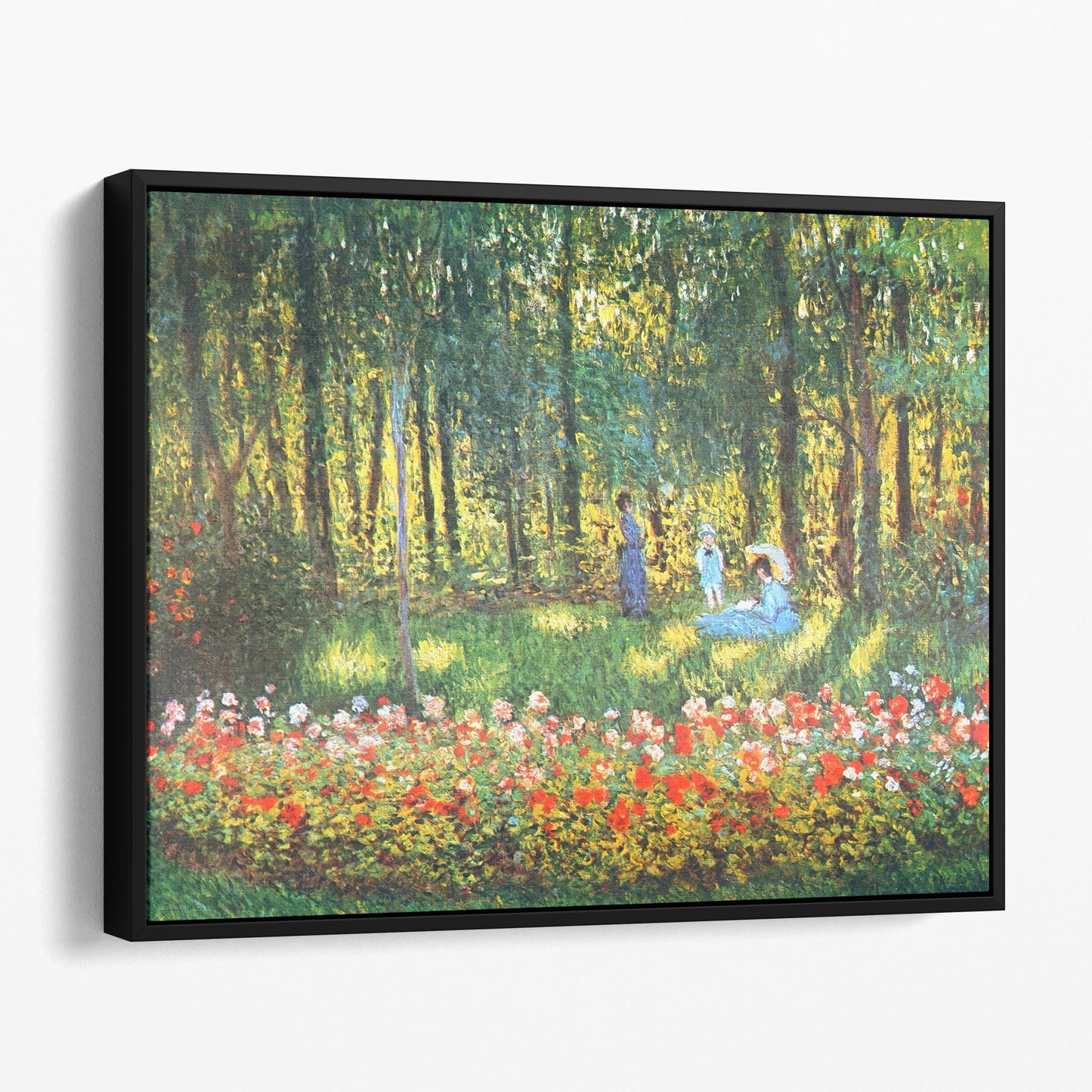 The Artist's Family in the Garden by Claude Monet