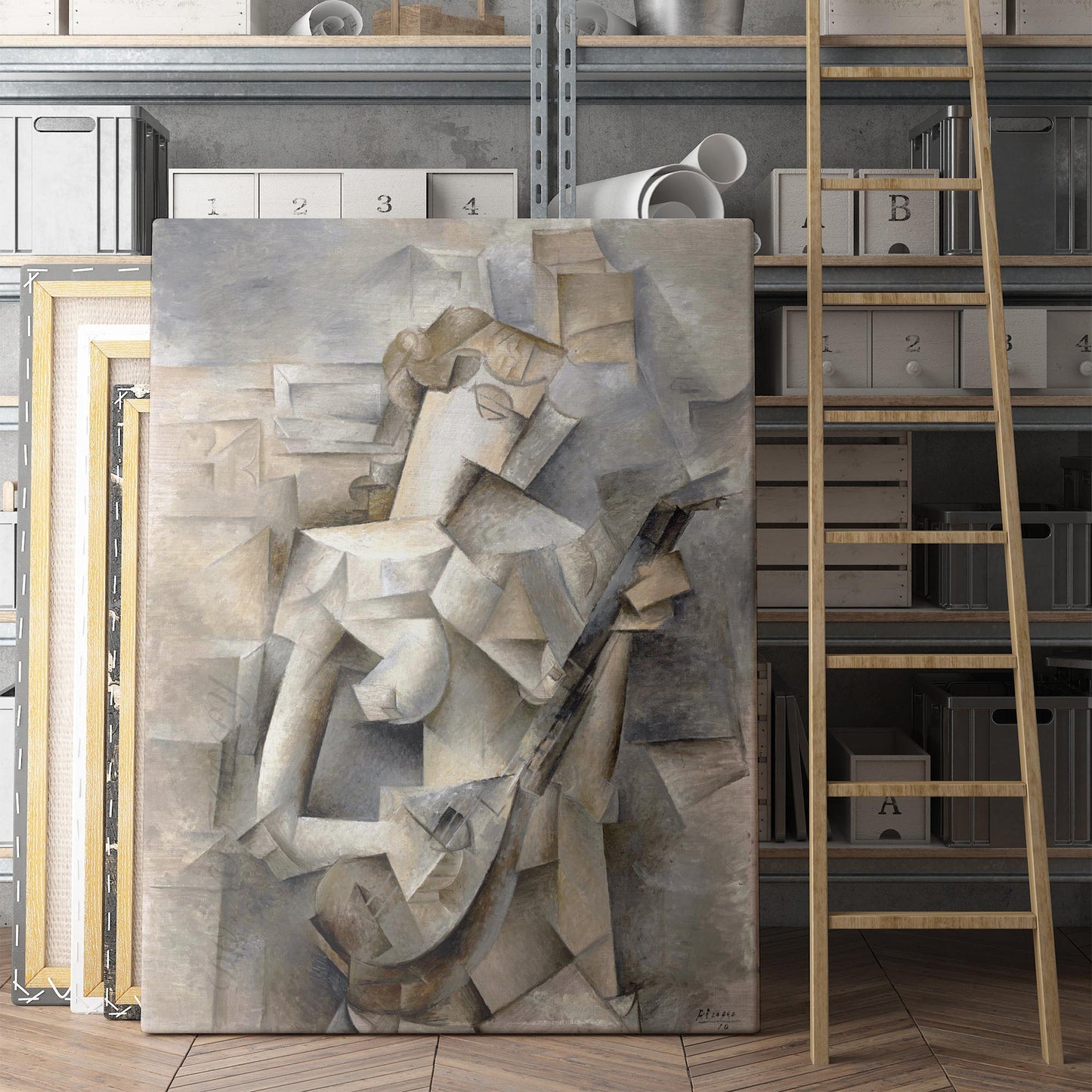 Girl With A Mandolin 1910 by Picasso