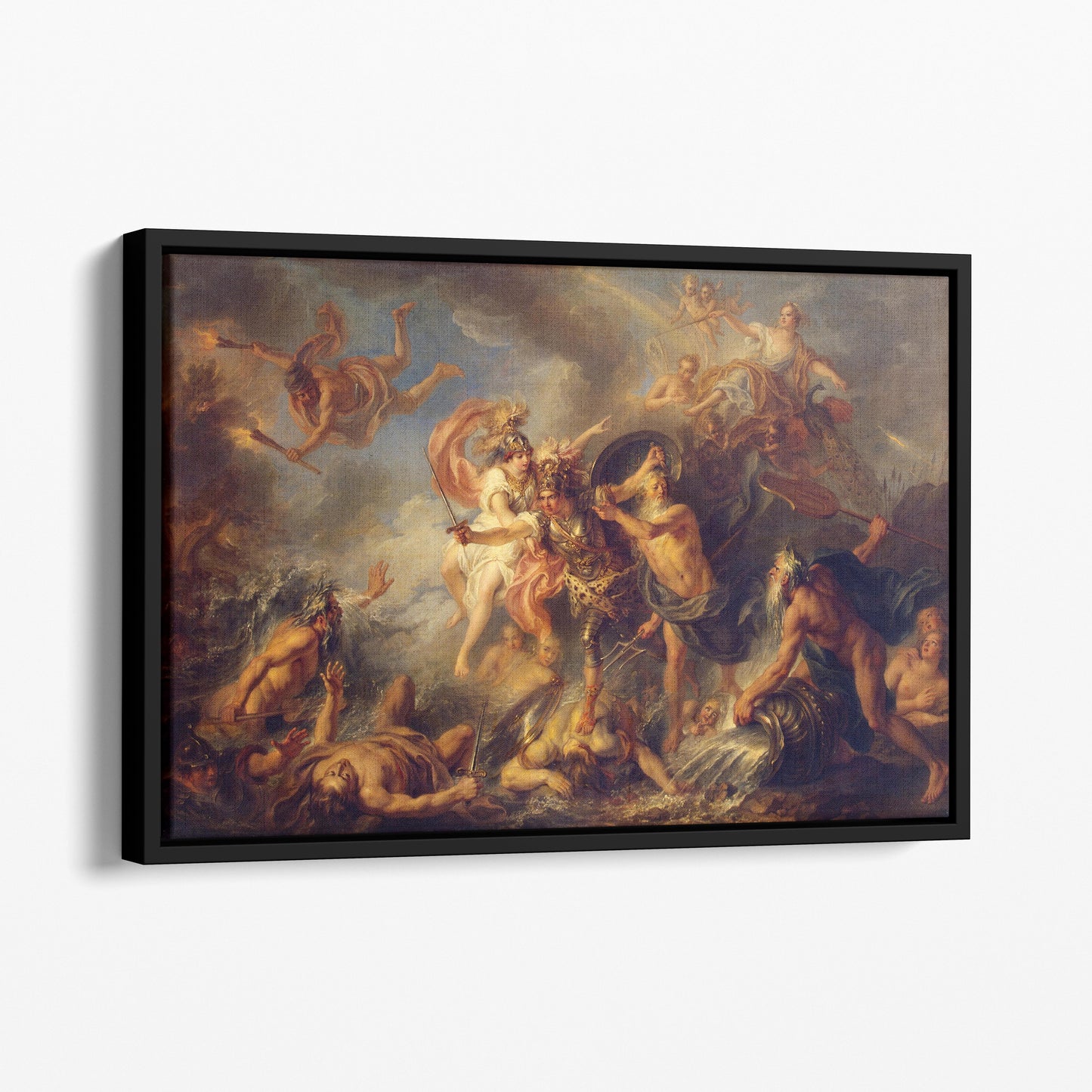 Fury of Achilles by Charles-Antoine Coypel