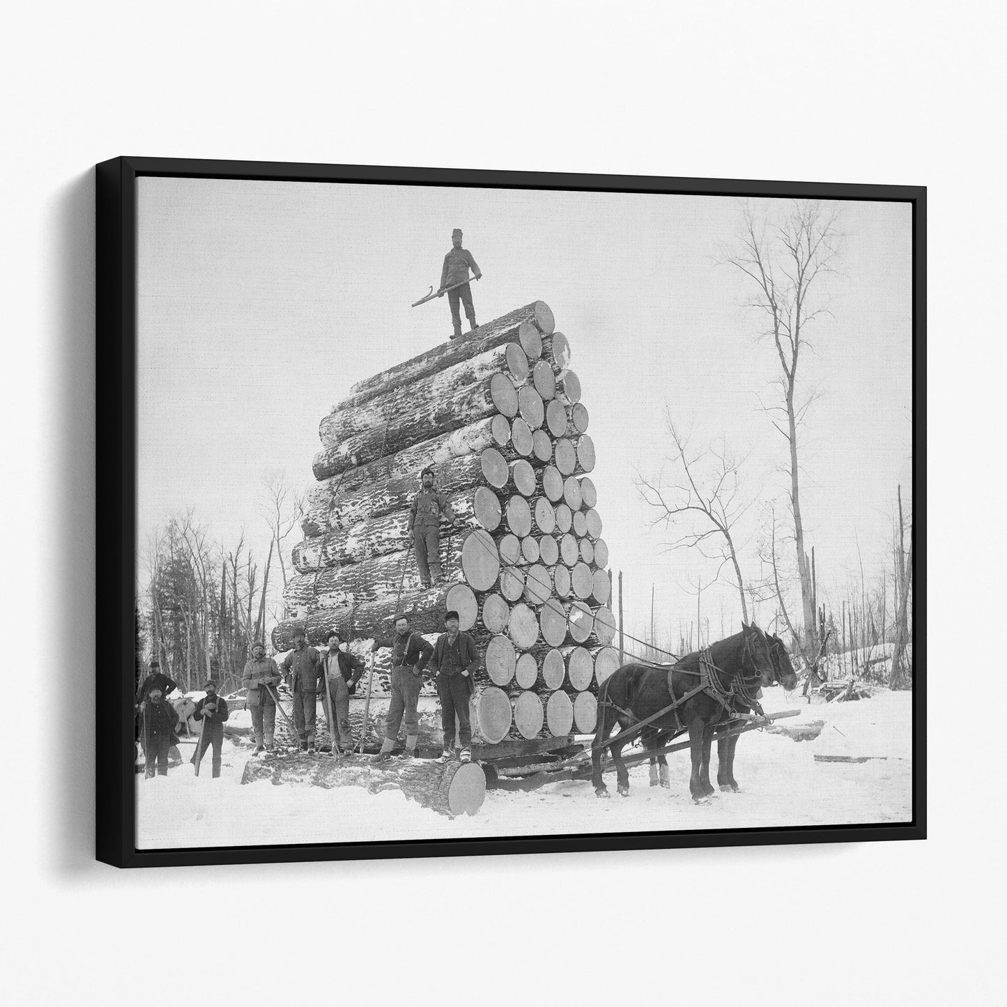 Lumberjacks at Work 1890