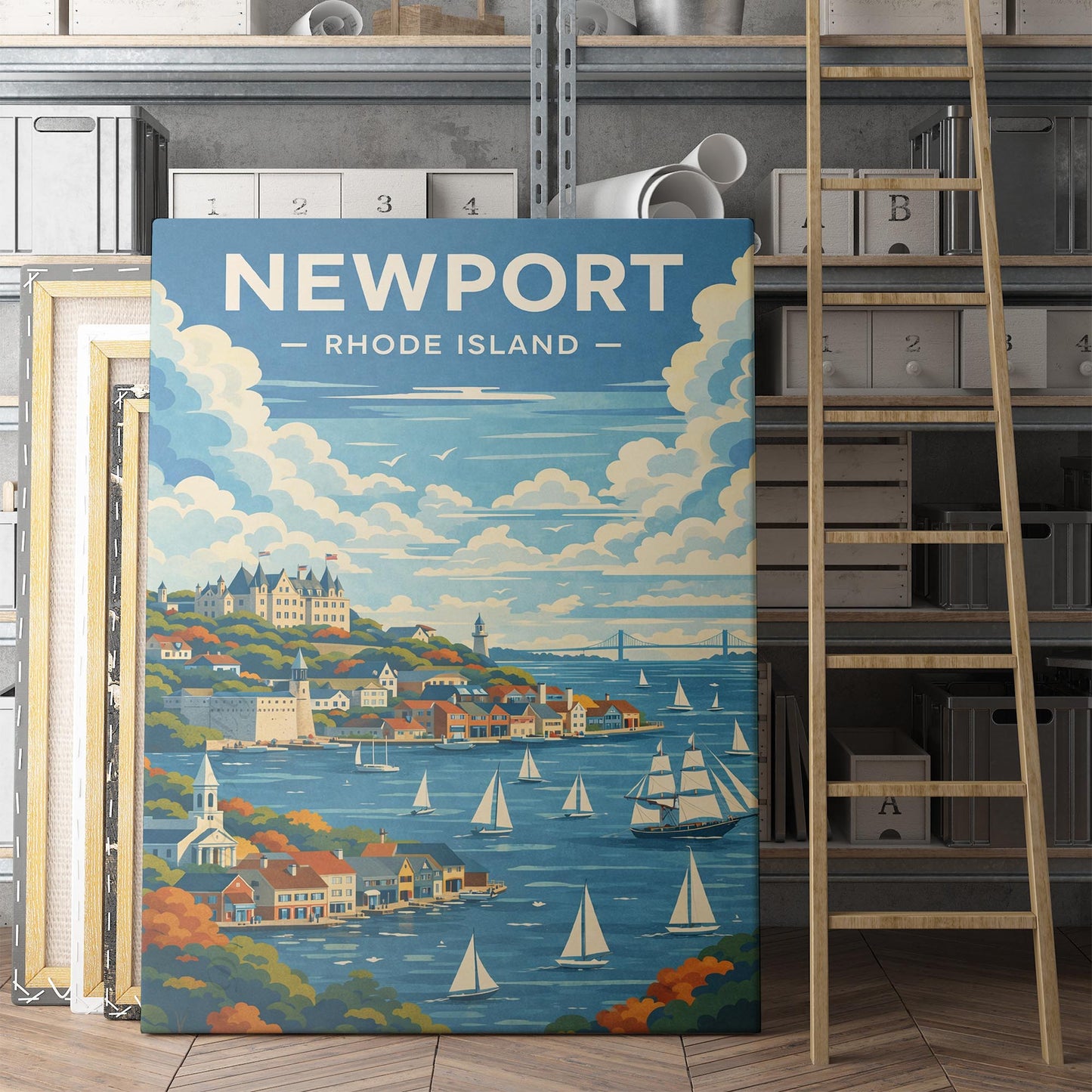 Newport Rhode Island Travel Poster