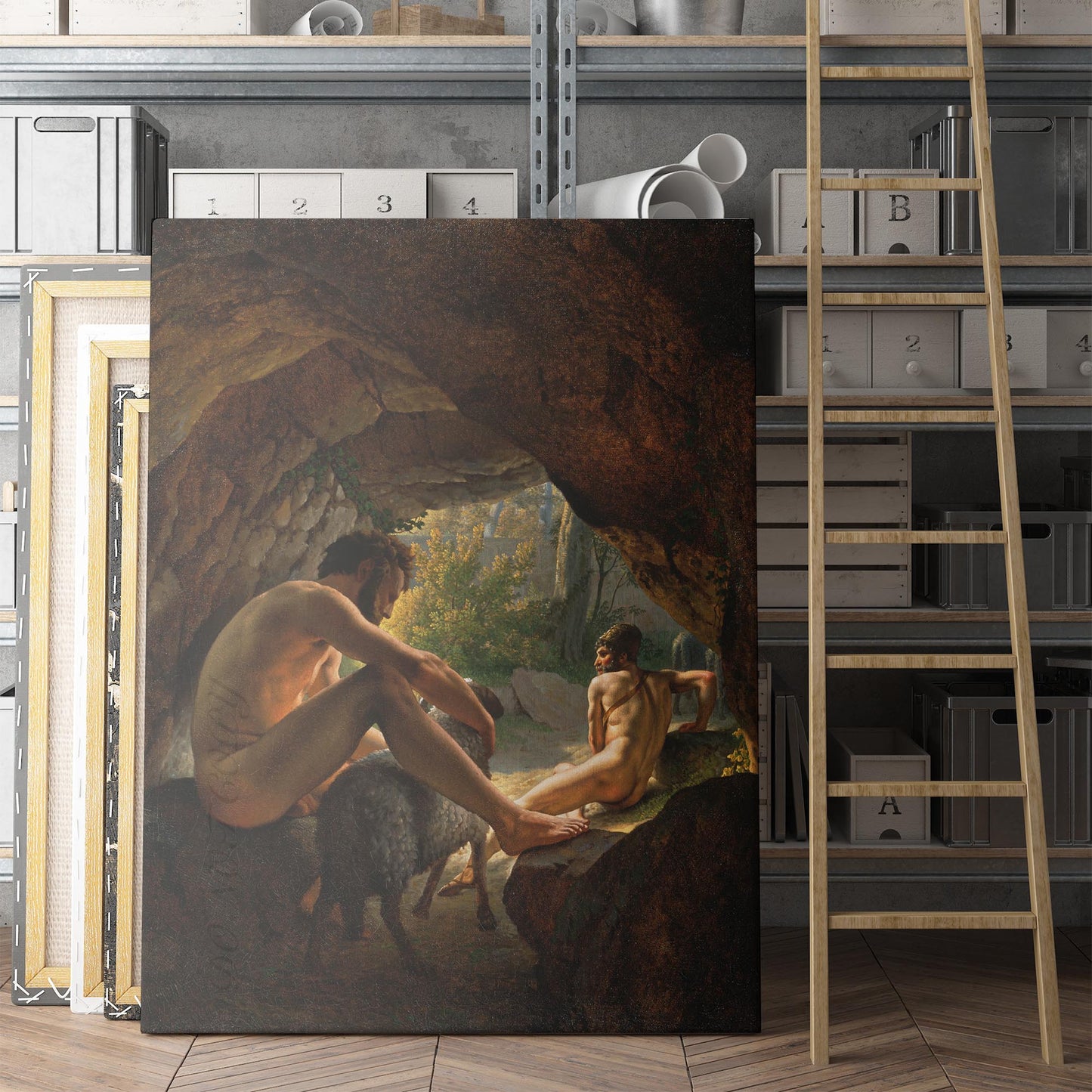 Ulysses Fleeing the Cave of Polyphemus