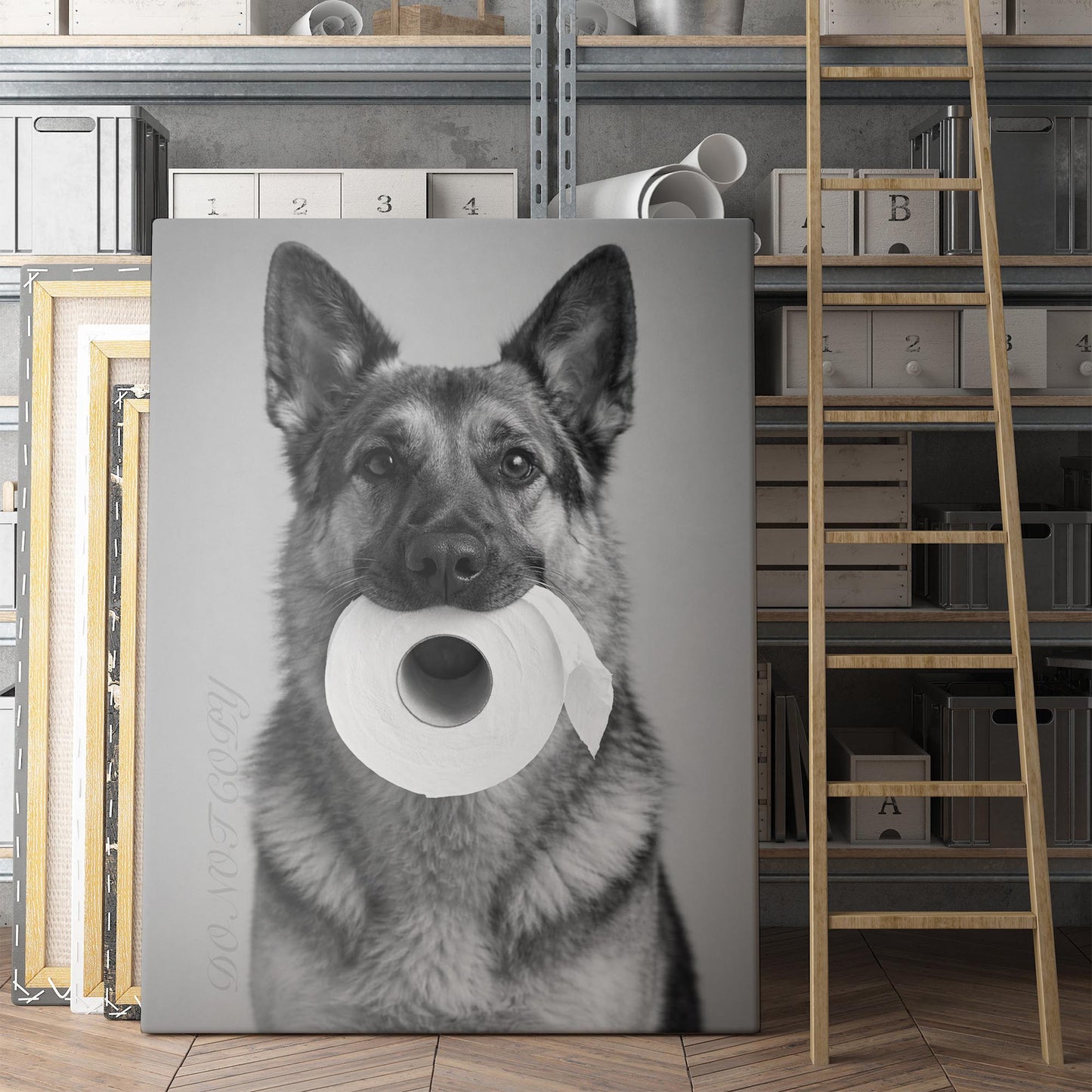 German Shepherd Toilet Paper