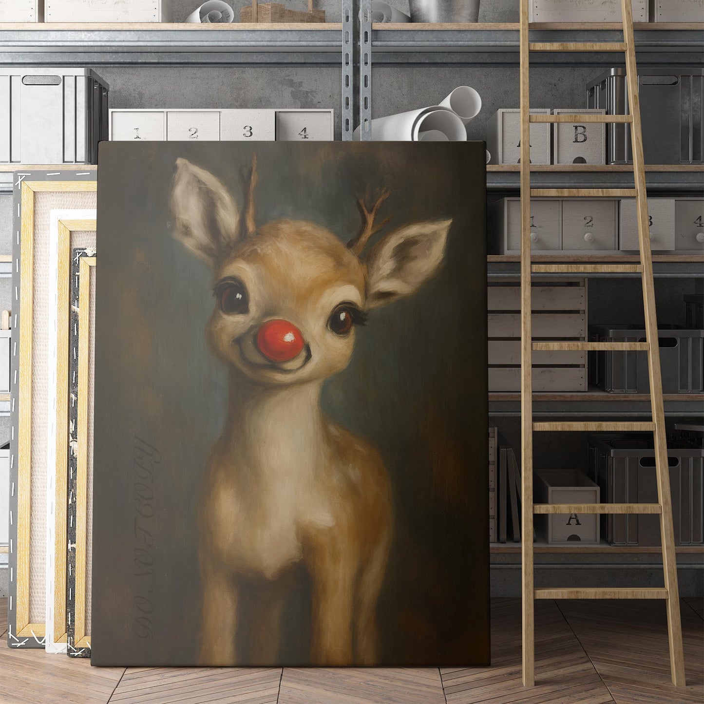 Cute Rudolph The Red-Nosed Reindeer