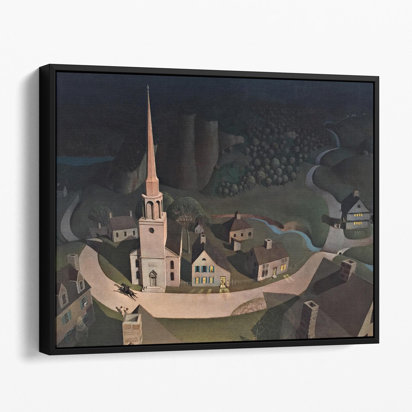 The Midnight Ride of Paul Revere by Grant Wood
