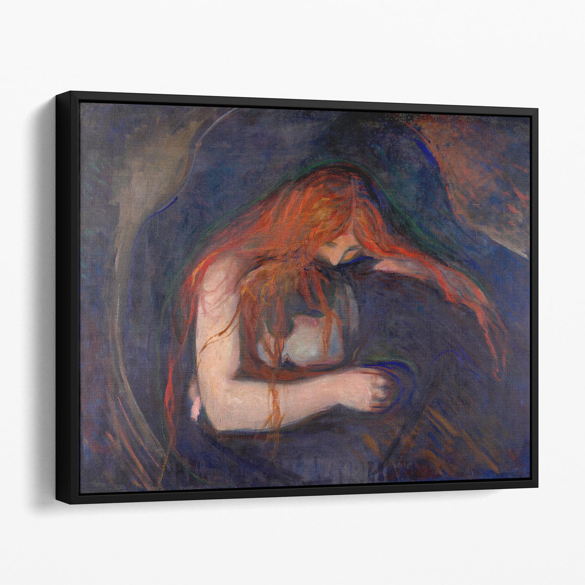 Vampire (1895) Love and Pain - Edvard Munch