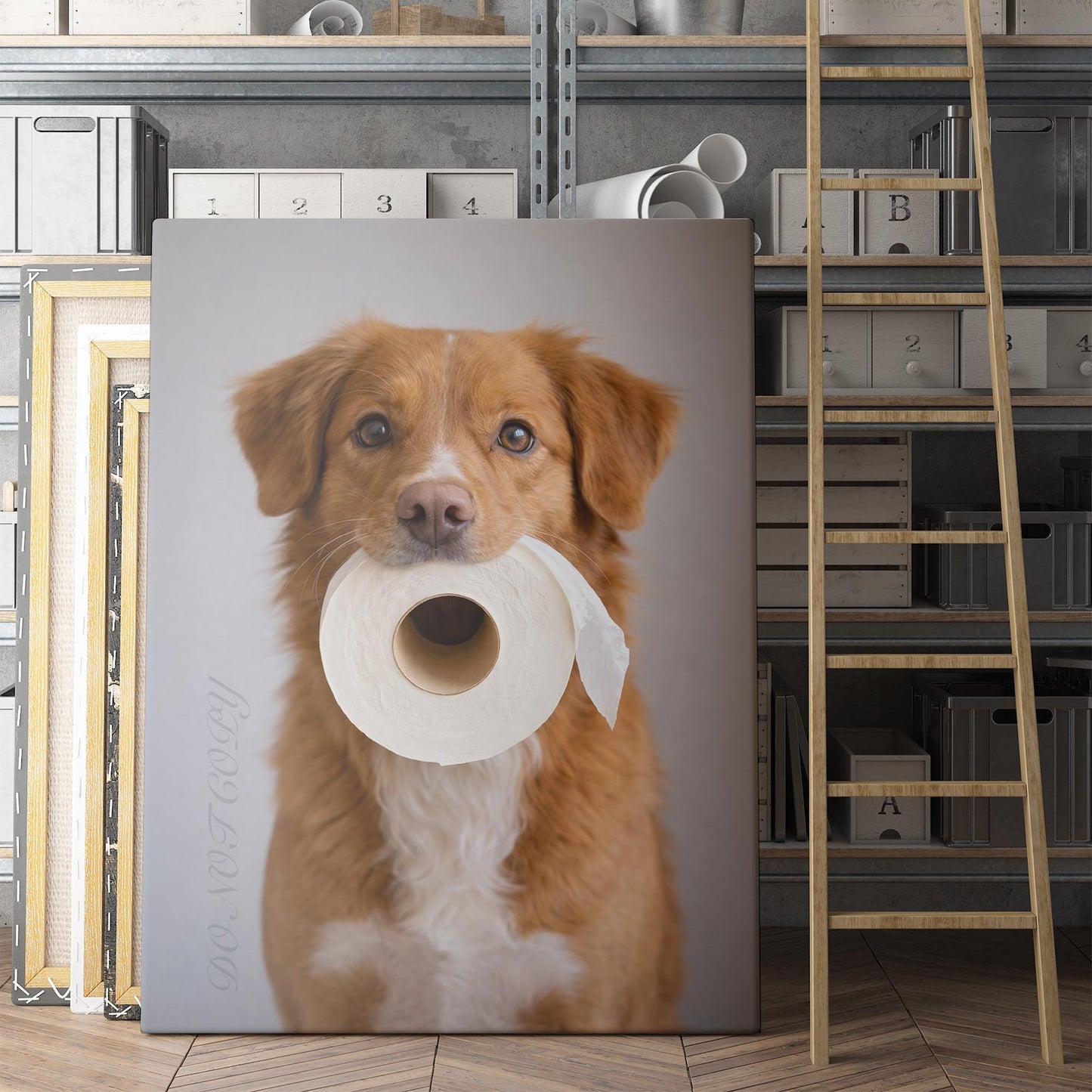 Nova Scotia Duck Tolling Retriever Dog Toilet Paper
