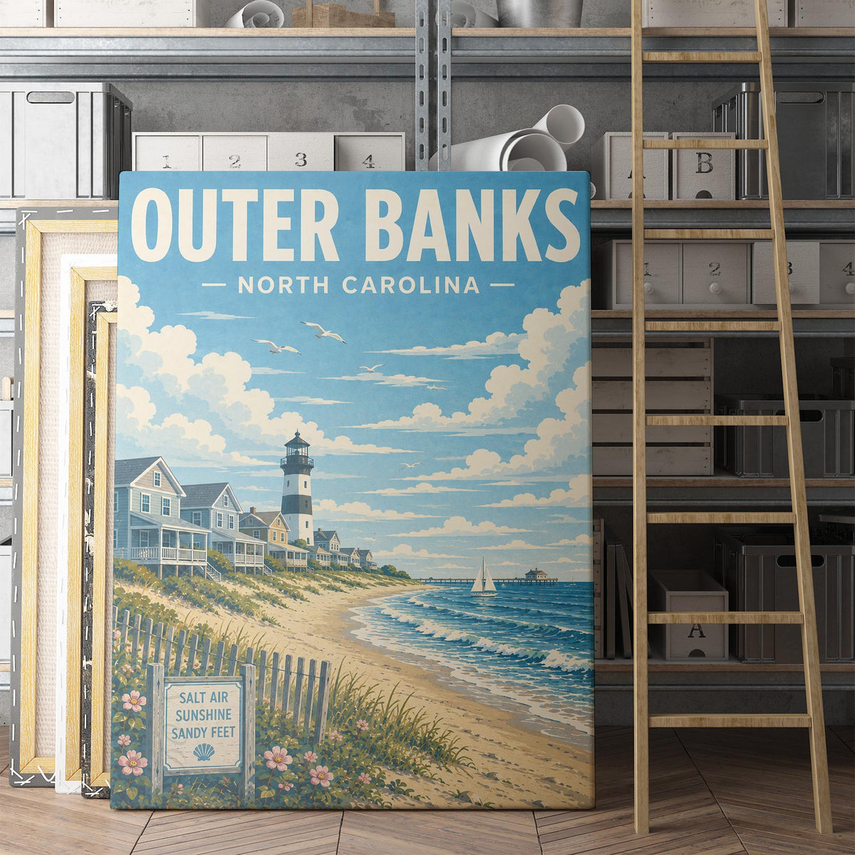 Outer Banks North Carolina Travel Poster