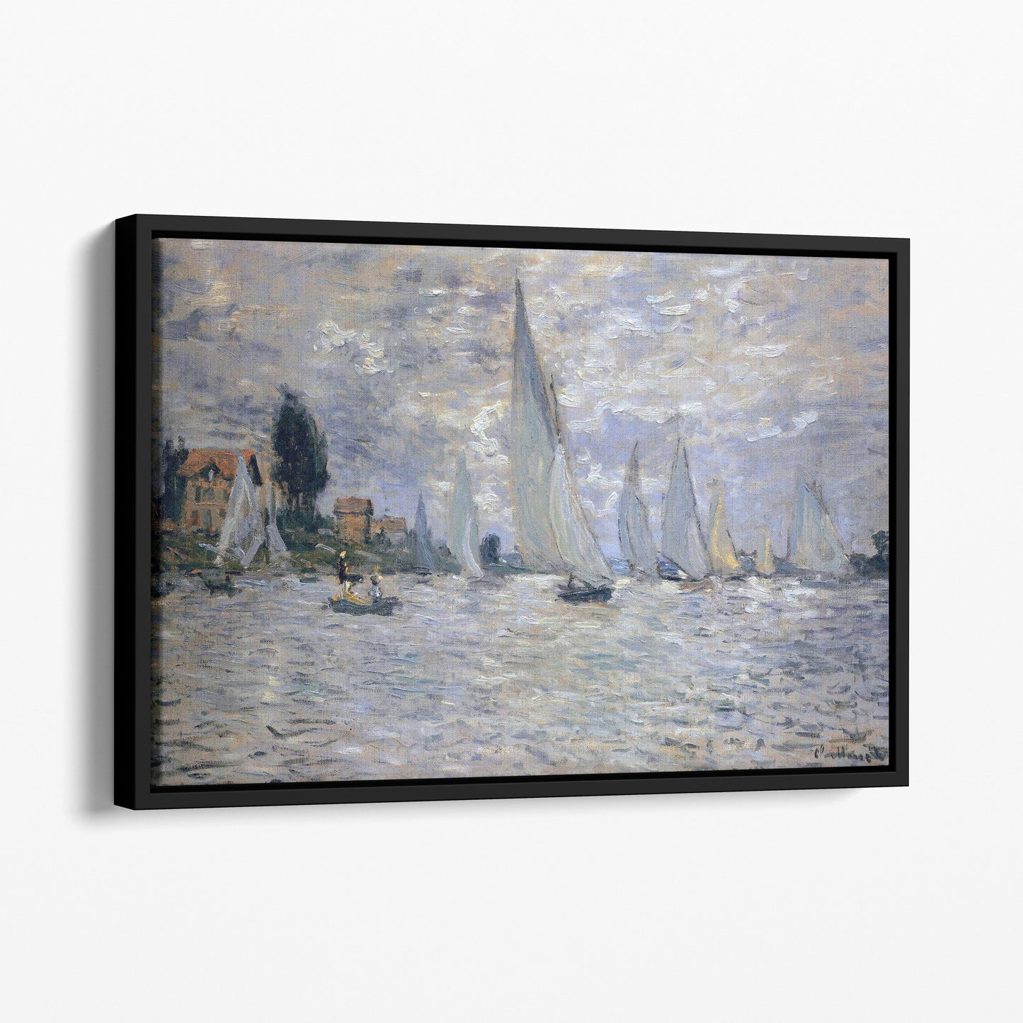 The Boats Regatta at Argenteuil by Claude Monet
