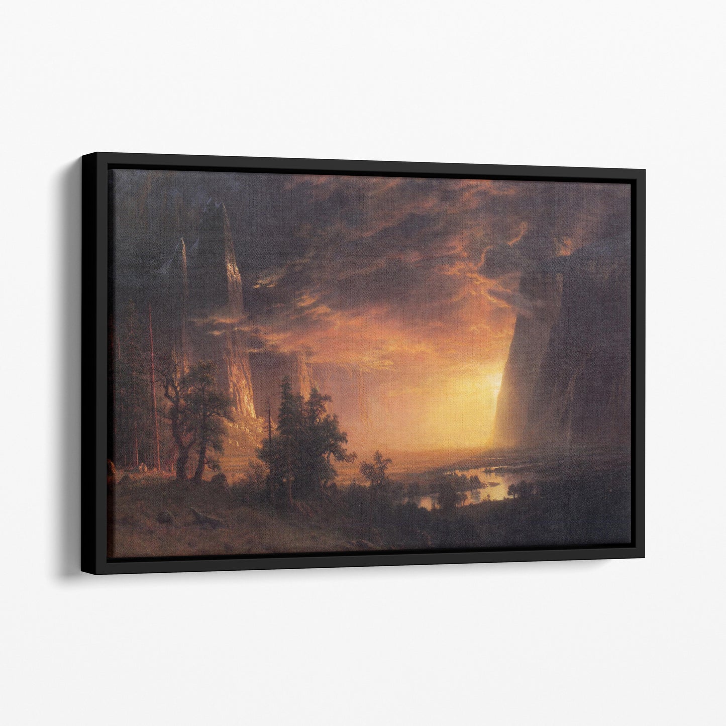 Sunset in the Yosemite Valley by Albert Bierstadt