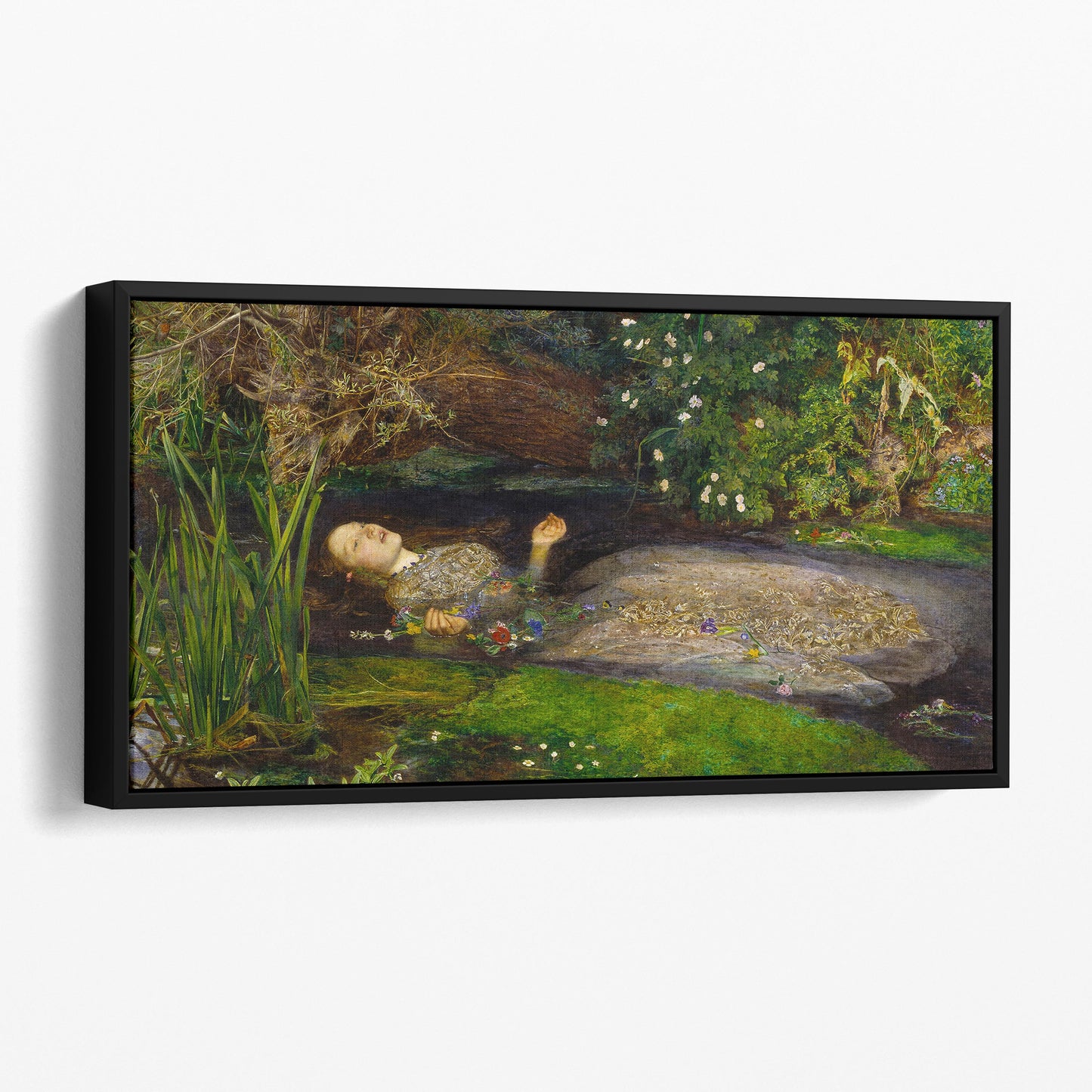 Ophelia from William Shakespeare's Play Hamlet by John Everett Millais