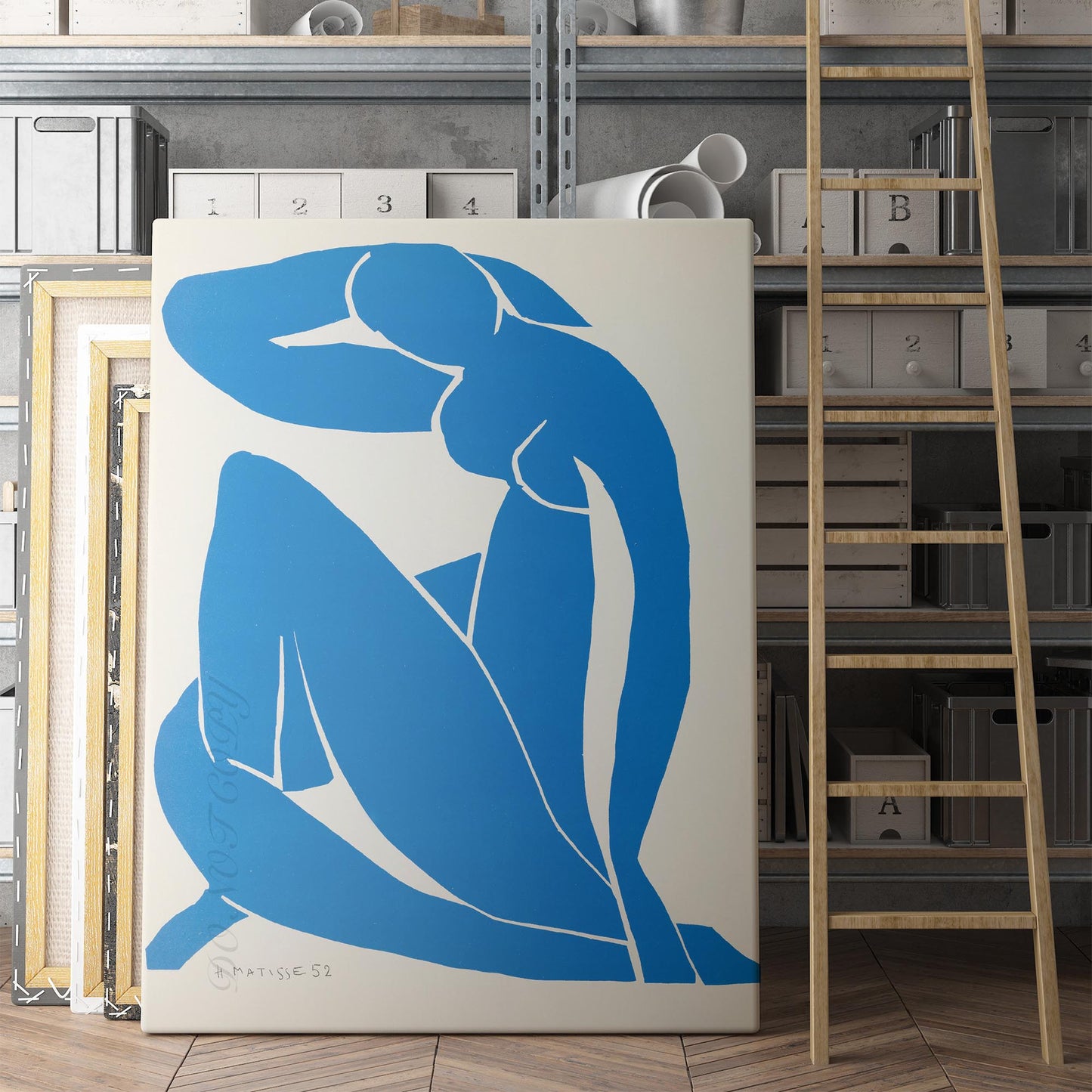 Blue Nude II (Nu Bleu II) - Henri Matisse