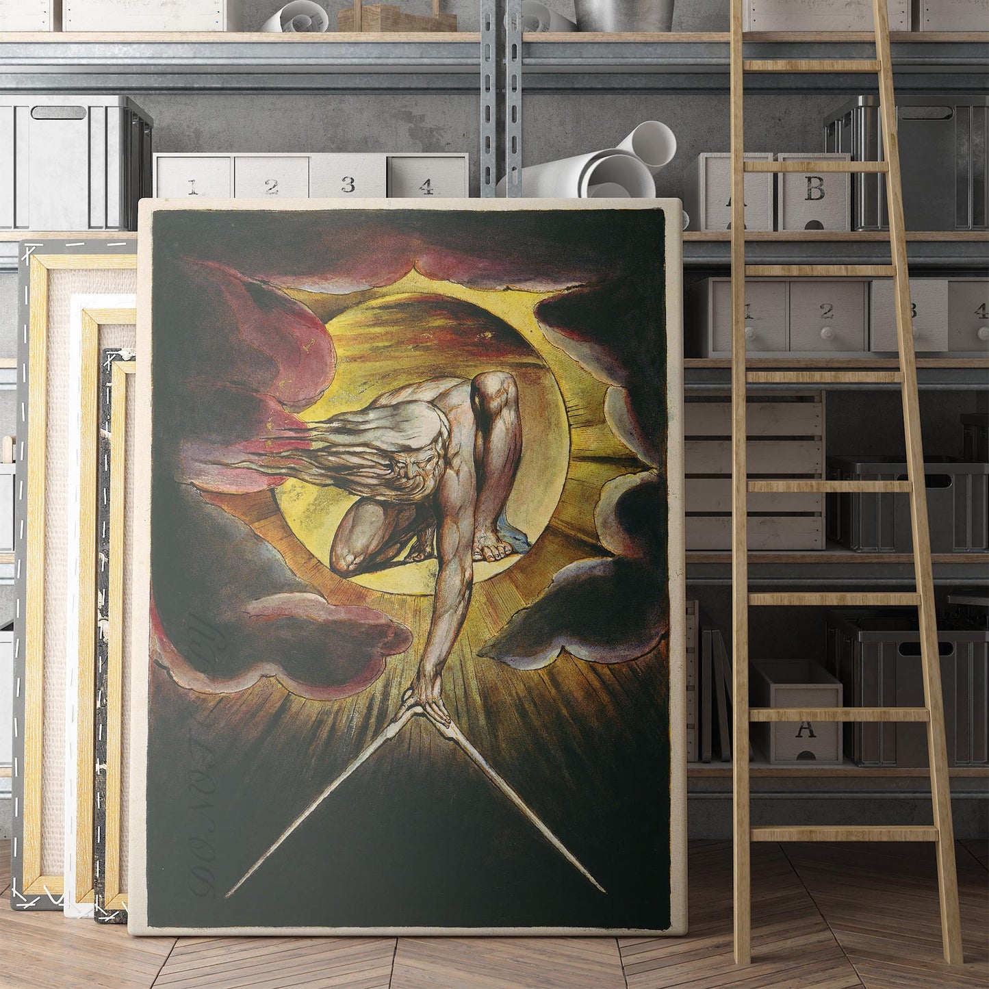 The Ancient of Days (1794) by William Blake