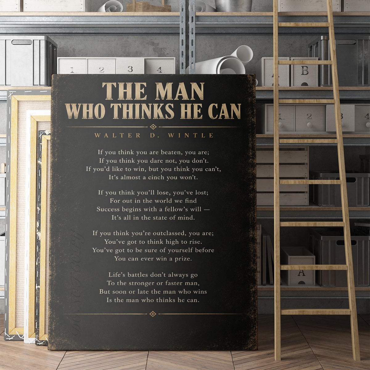 The Man Who Thinks He Can - Walter D. Wintle
