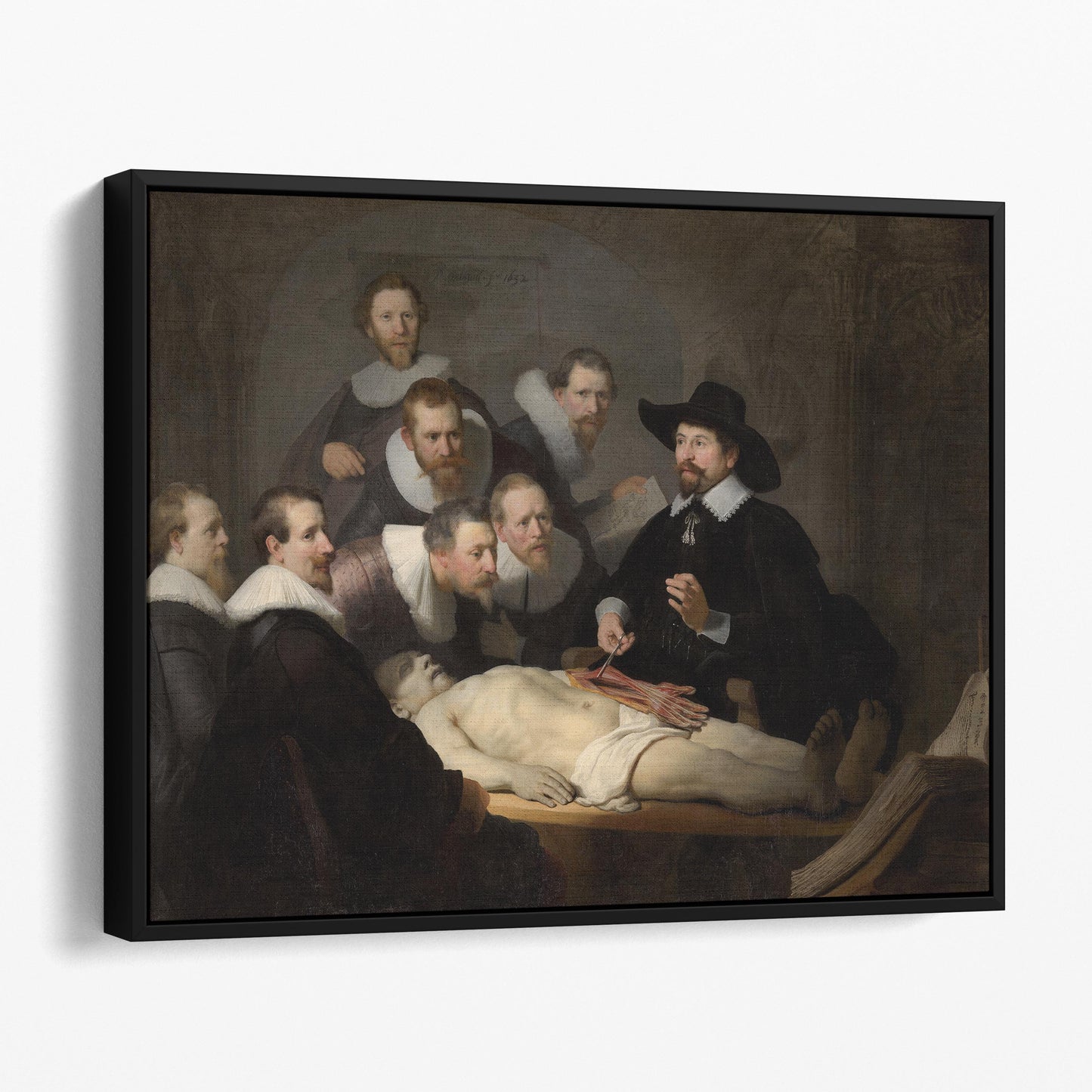 The Anatomy Lecture of Dr. Nicolaes Tulp by Rembrandt