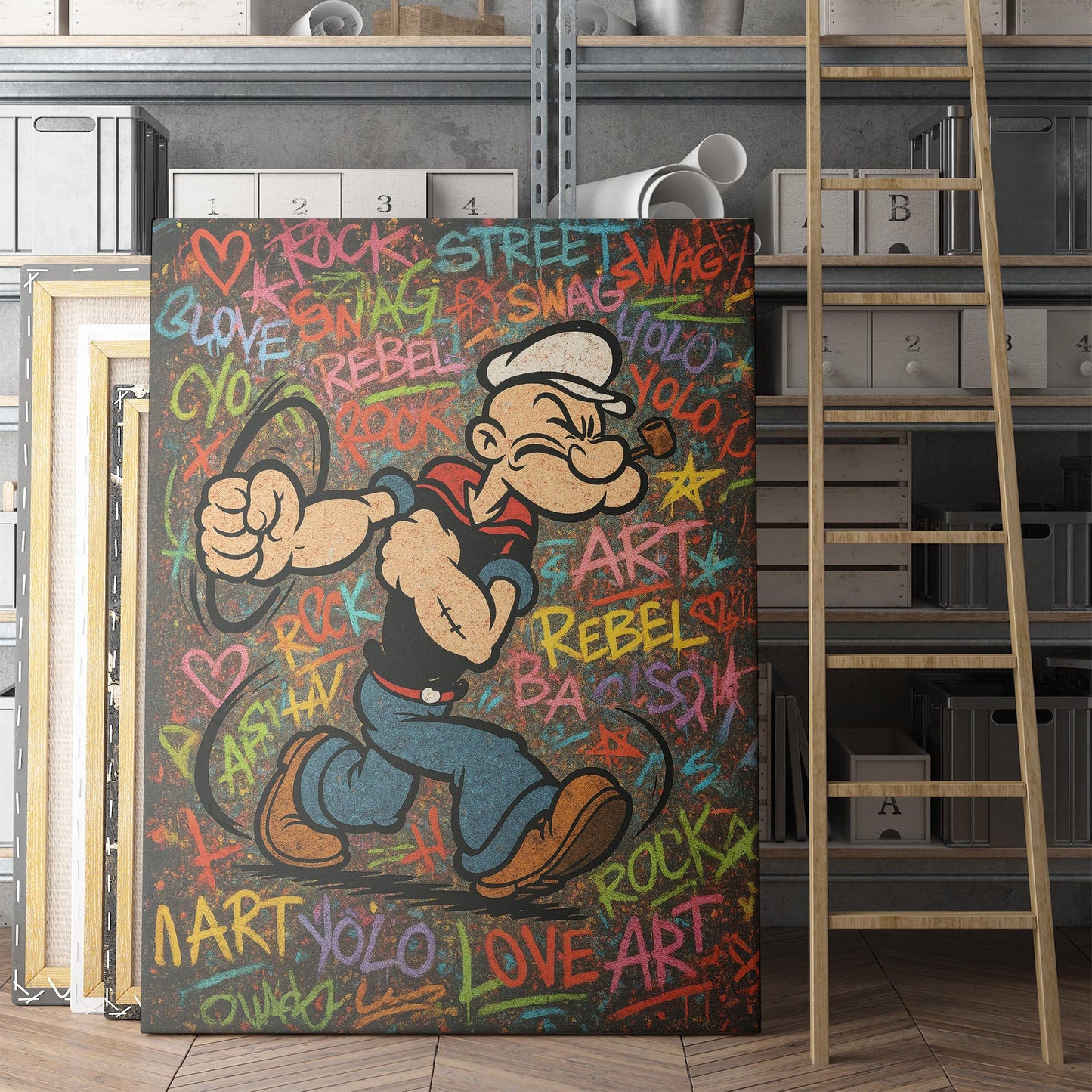 Popeye Graffiti