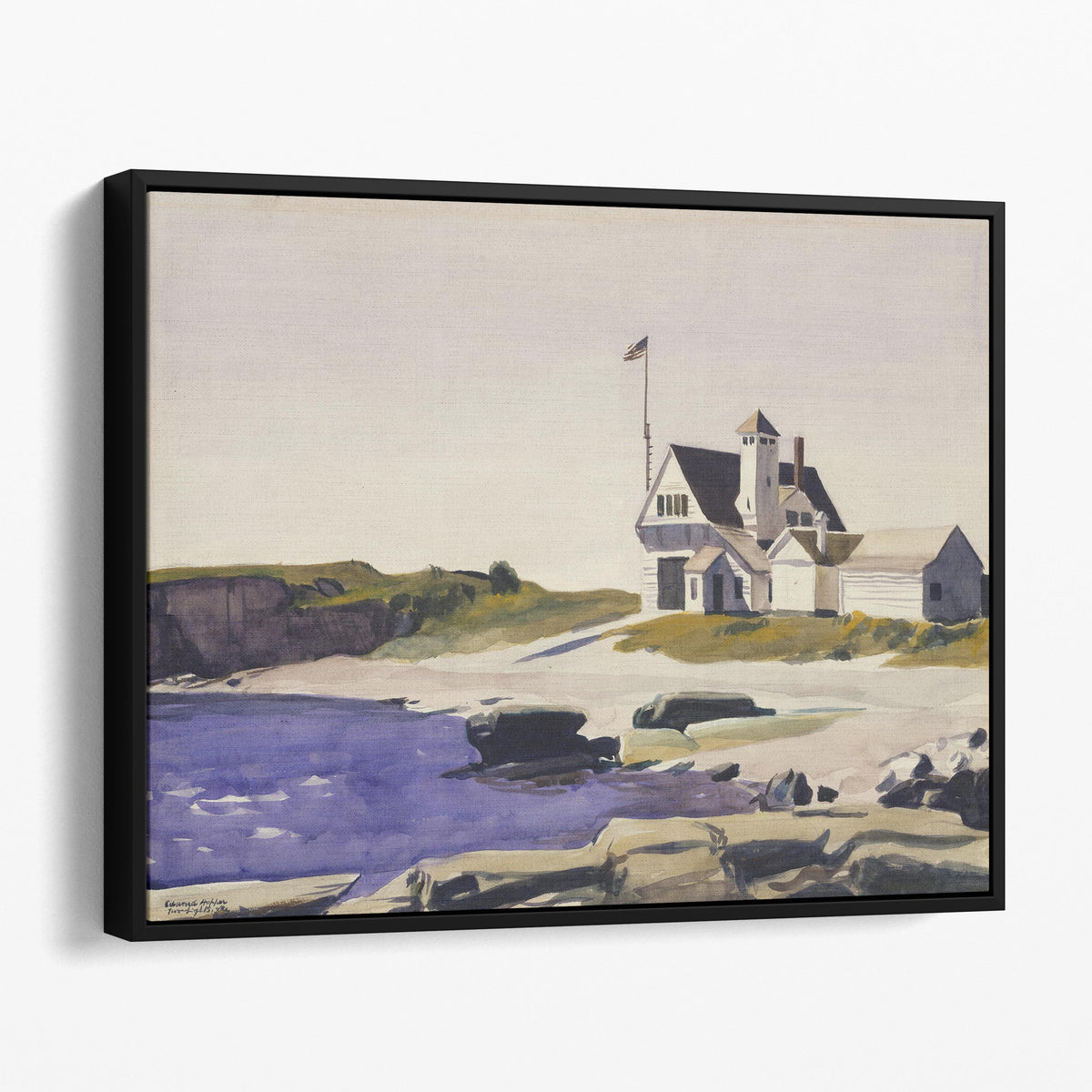 Coast Guard Station, Two Lights, Maine - Edward Hopper