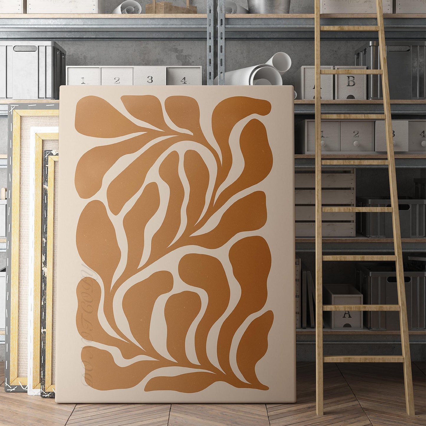 Burnt Orange Botanical