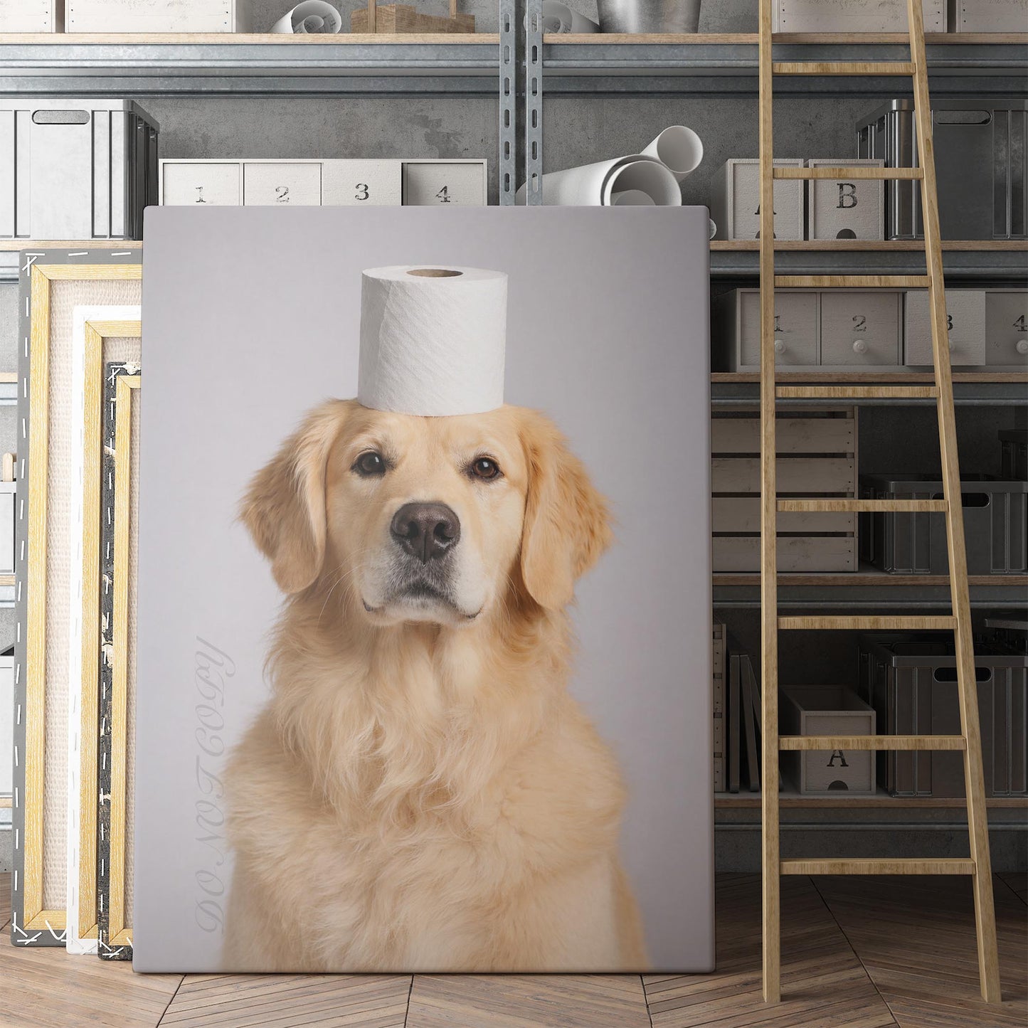 Golden Retriever Toilet Paper