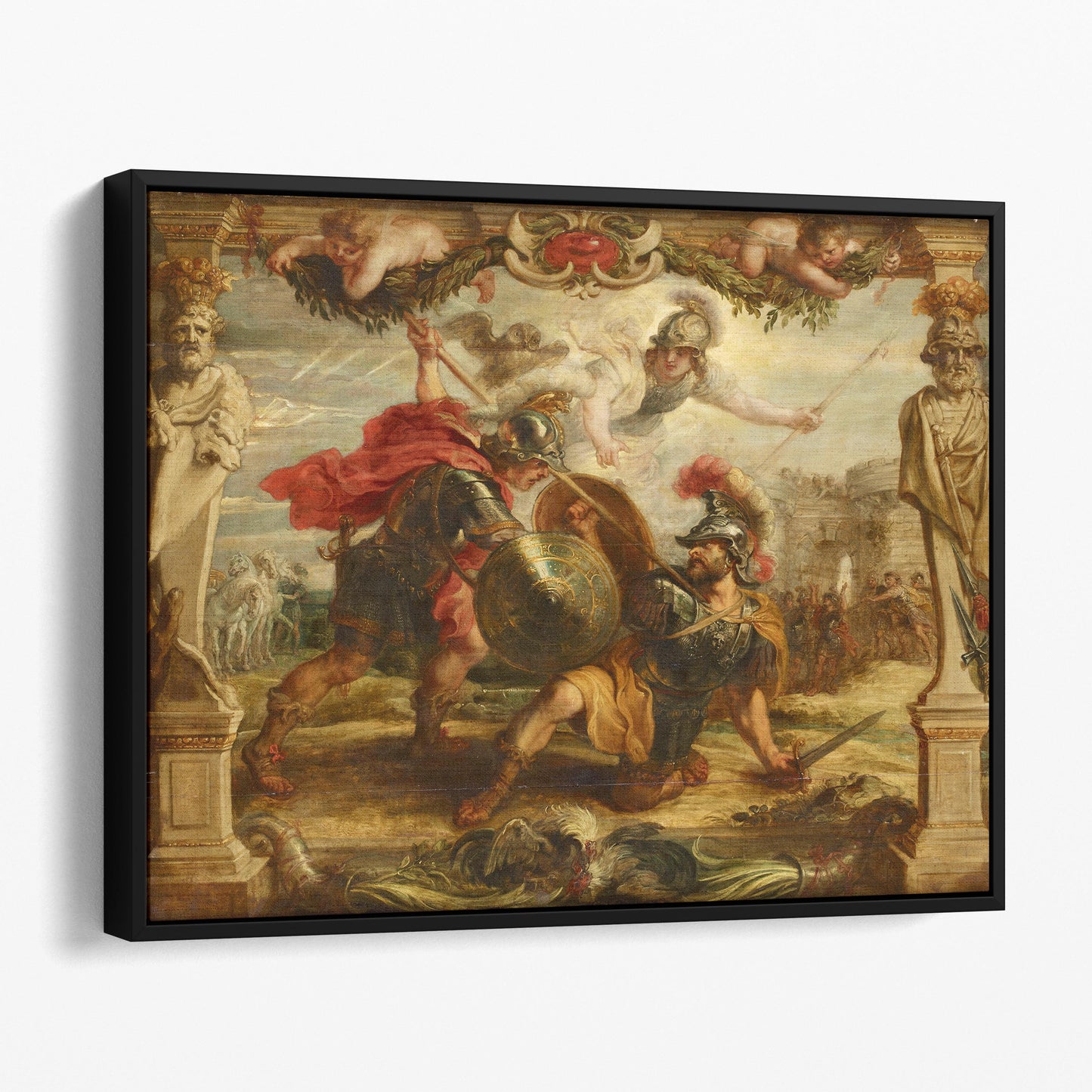 Achilles Defeating Hector, 1630 by Peter Paul Rubens