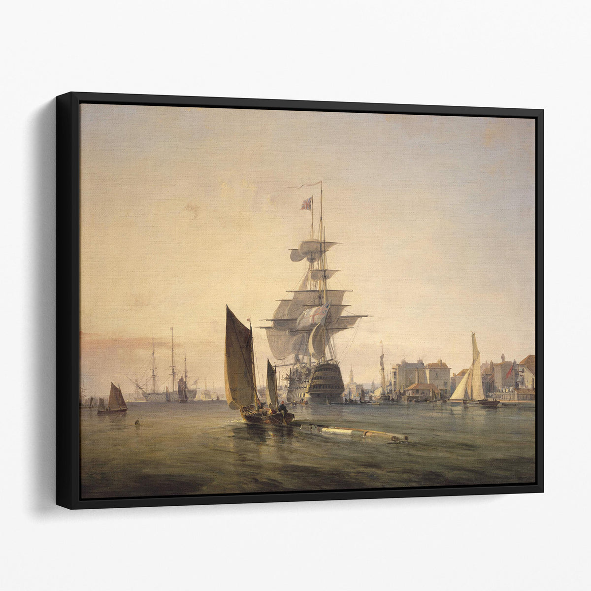 Britannia Entering Portsmouth, 1835 - George Chambers