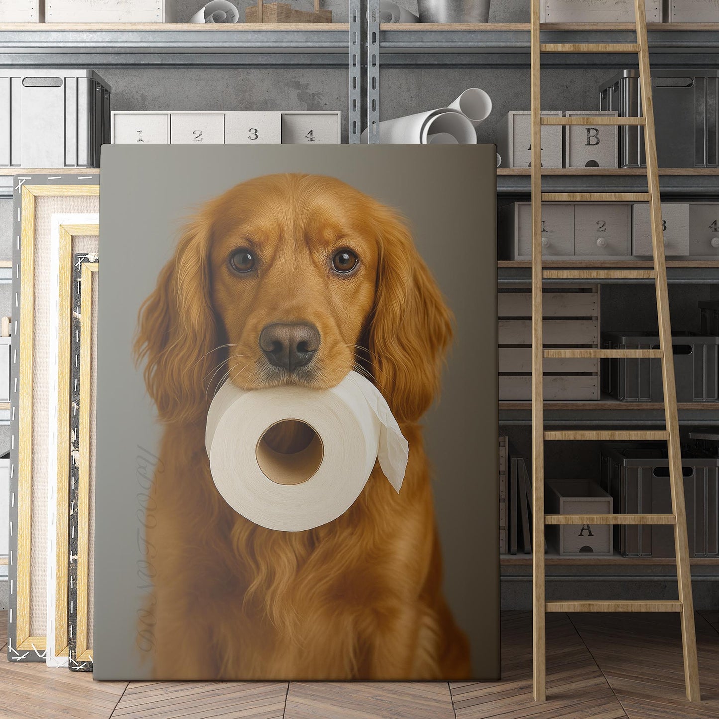 Cocker Spaniel Dog Toilet Paper