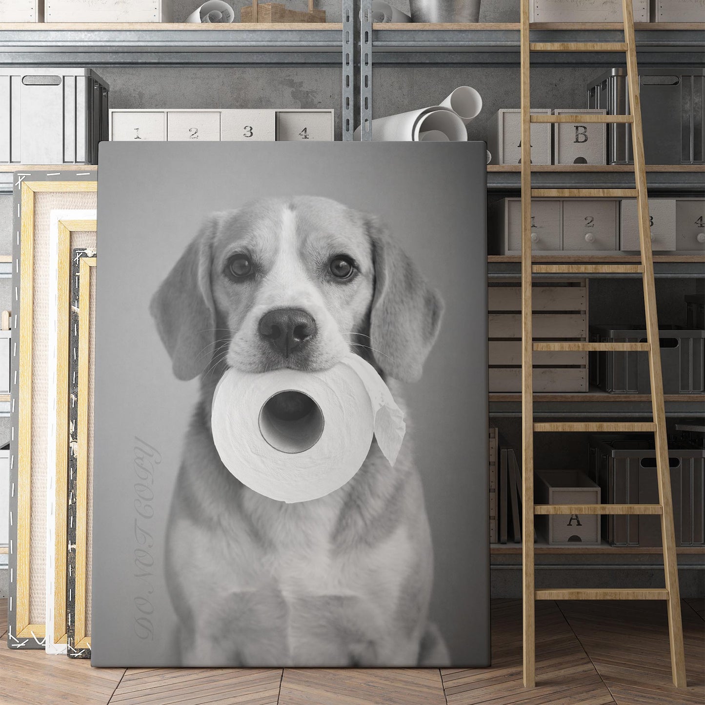 Beagle Dog Toilet Paper