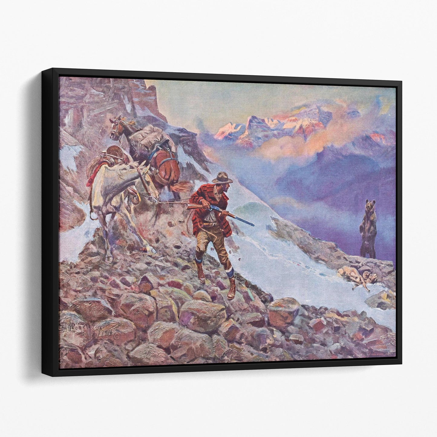 Whose Meat 1914 by Charles M Russell