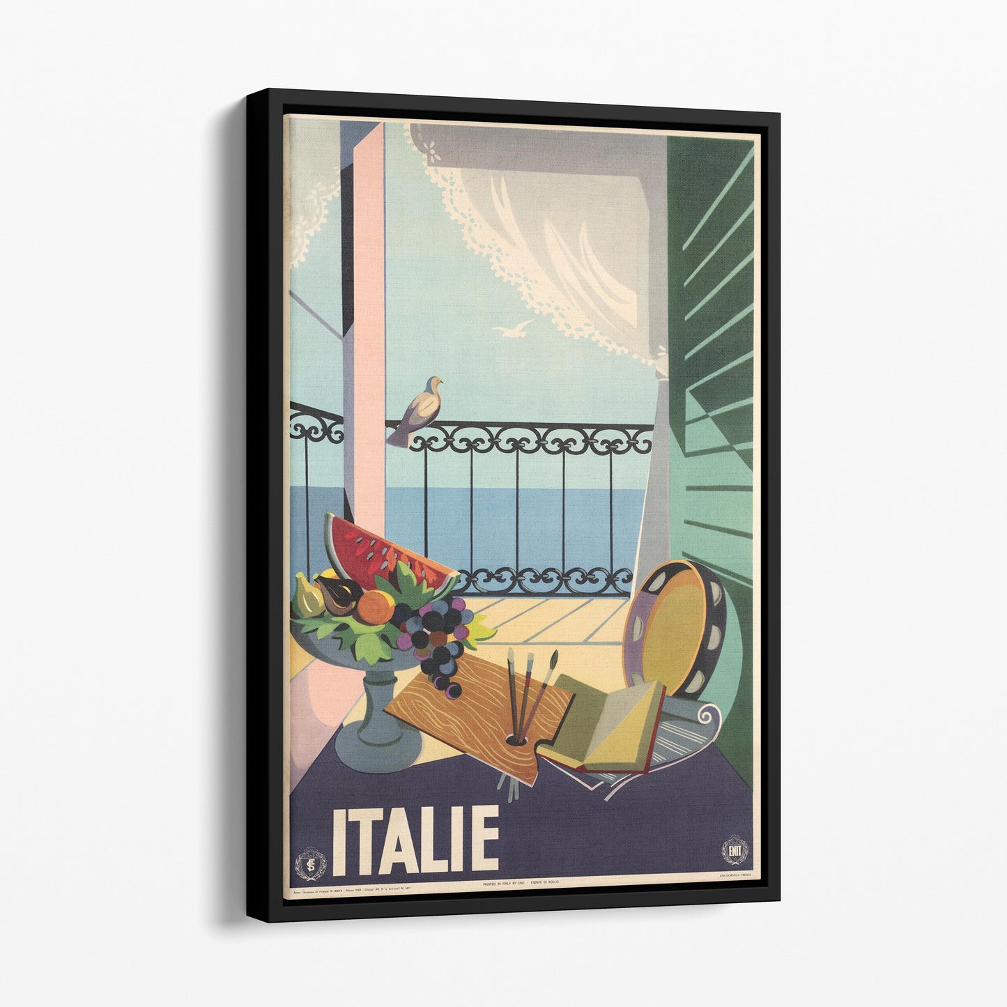 Italie Travel Poster Vintage Italy Ad