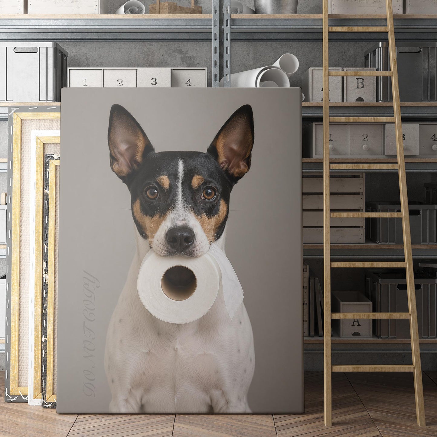 Rat Terrier Dog Toilet Paper