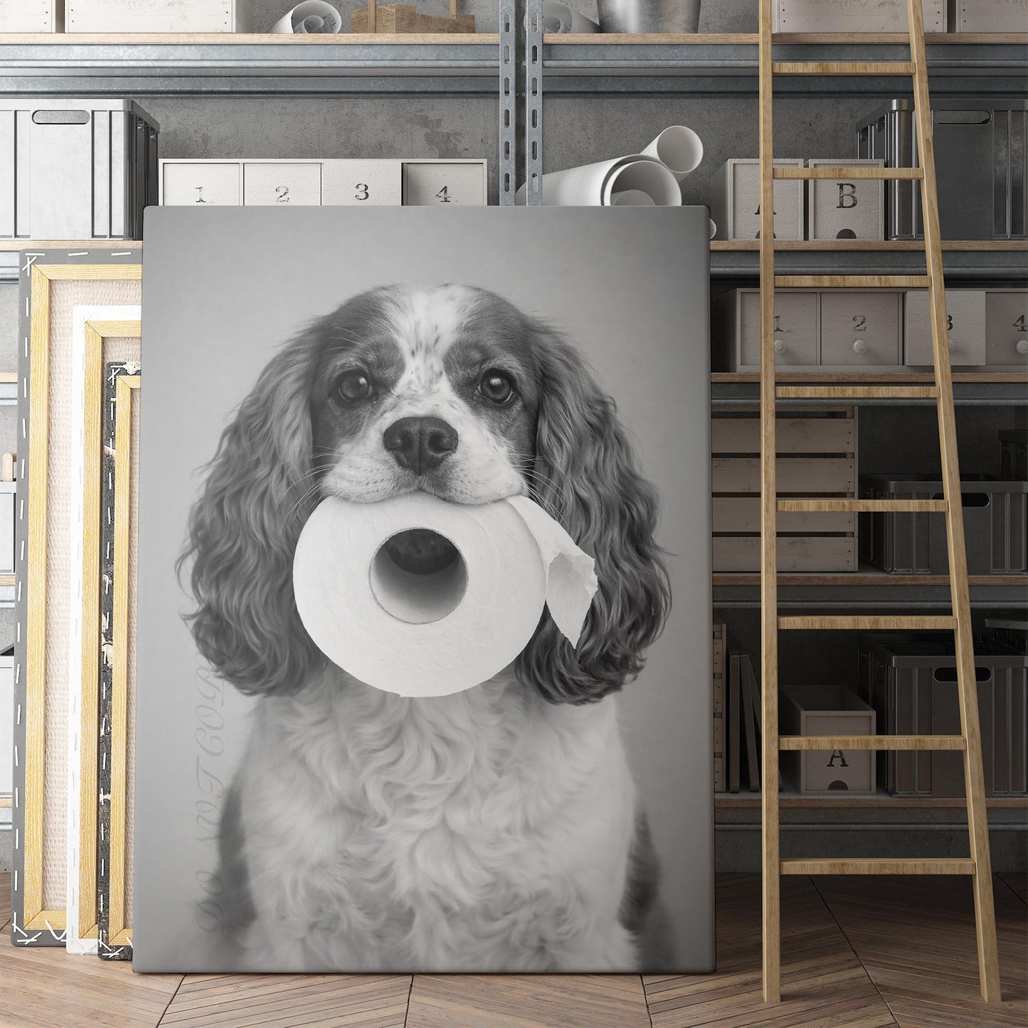 Cocker Spaniel Dog Toilet Paper