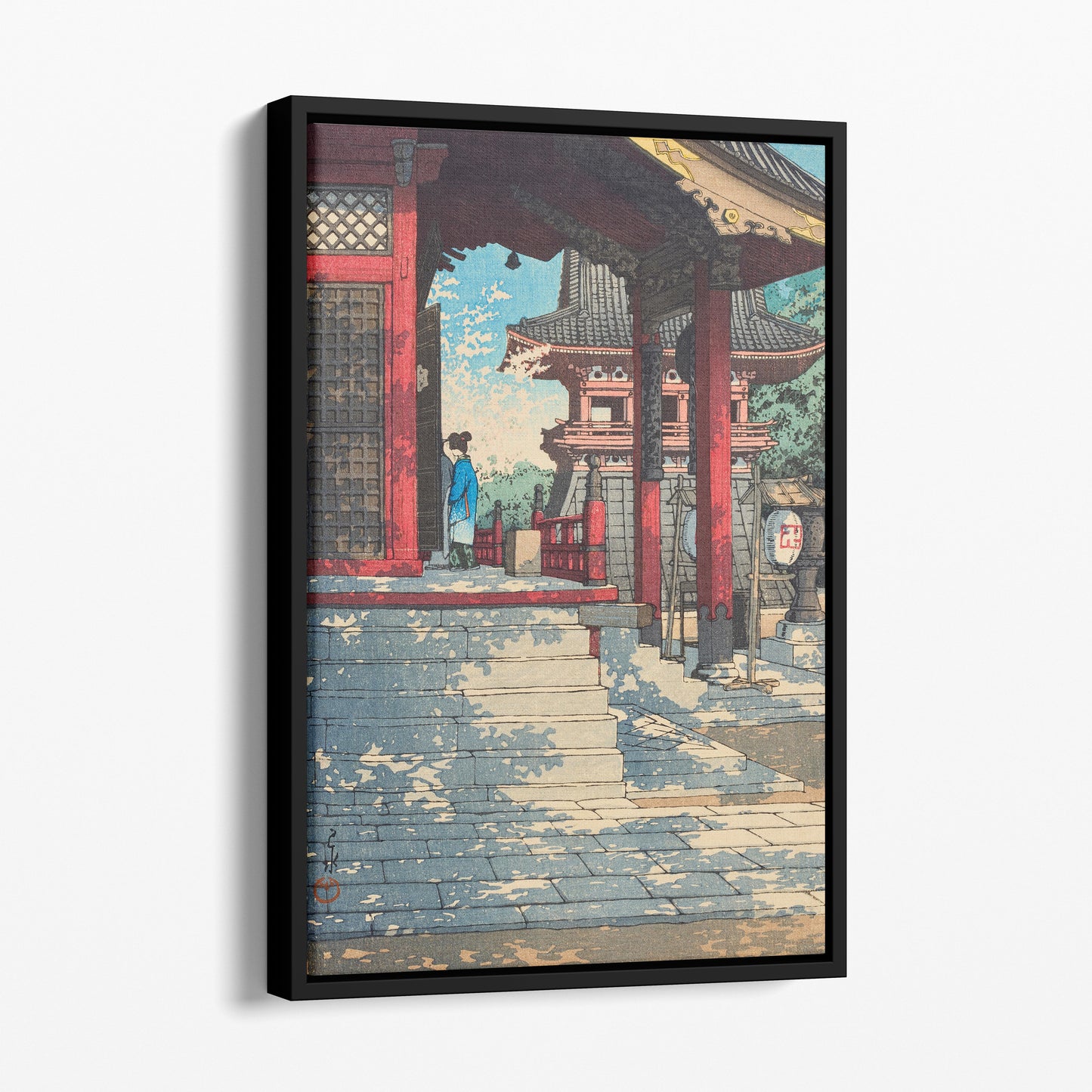 Fudo Hall in Meguro (1931) - Kawase Hasui