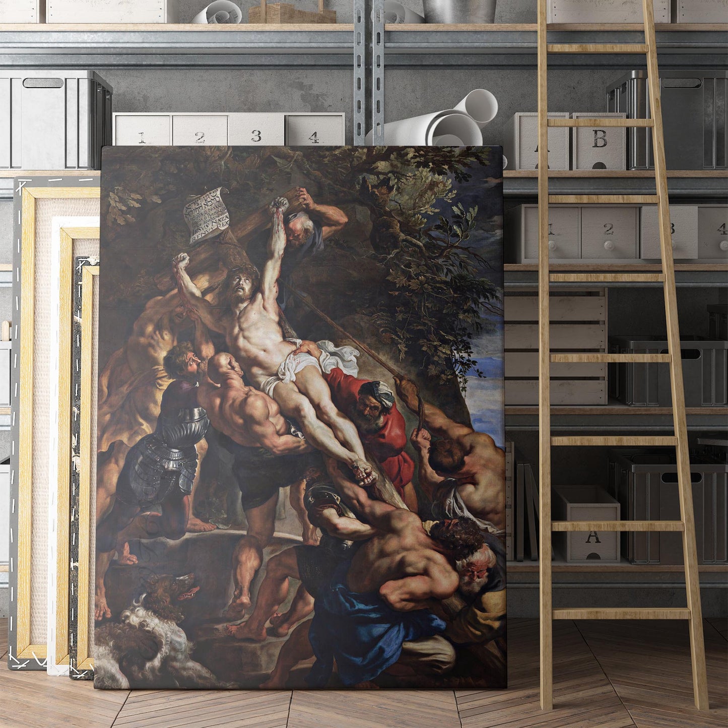 Elevation of the Cross by Peter Paul Rubens