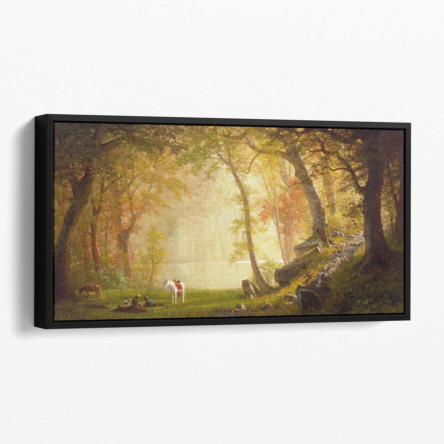 A Rest on the Ride (circa 1863-64) by Albert Bierstadt