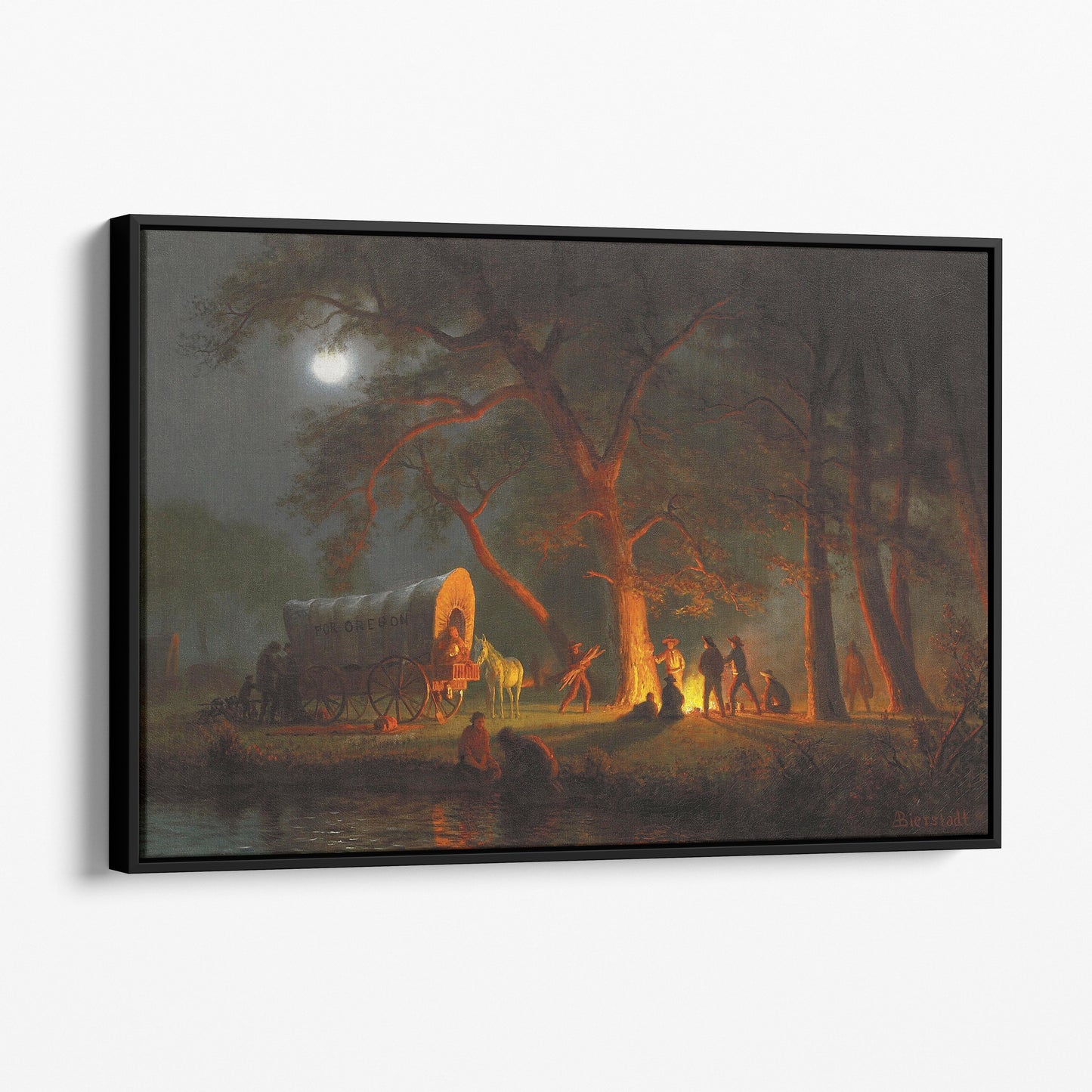 Oregon Trail by Albert Bierstadt
