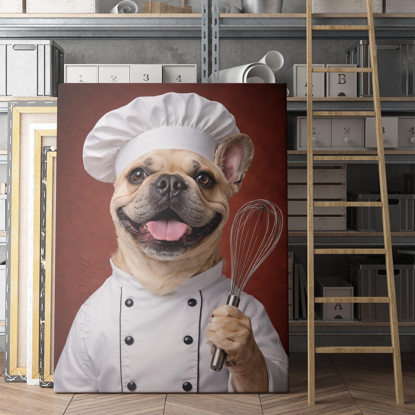 French Bulldog Kitchen Chef