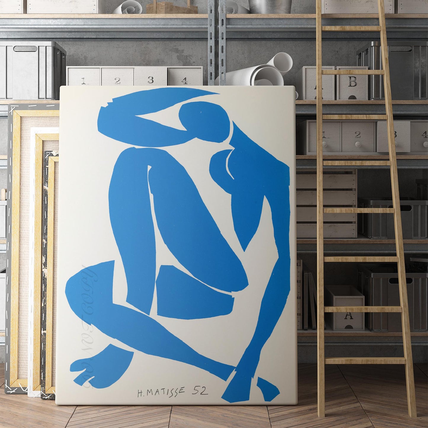 Blue Nude IV (Nu Bleu IV) - Henri Matisse