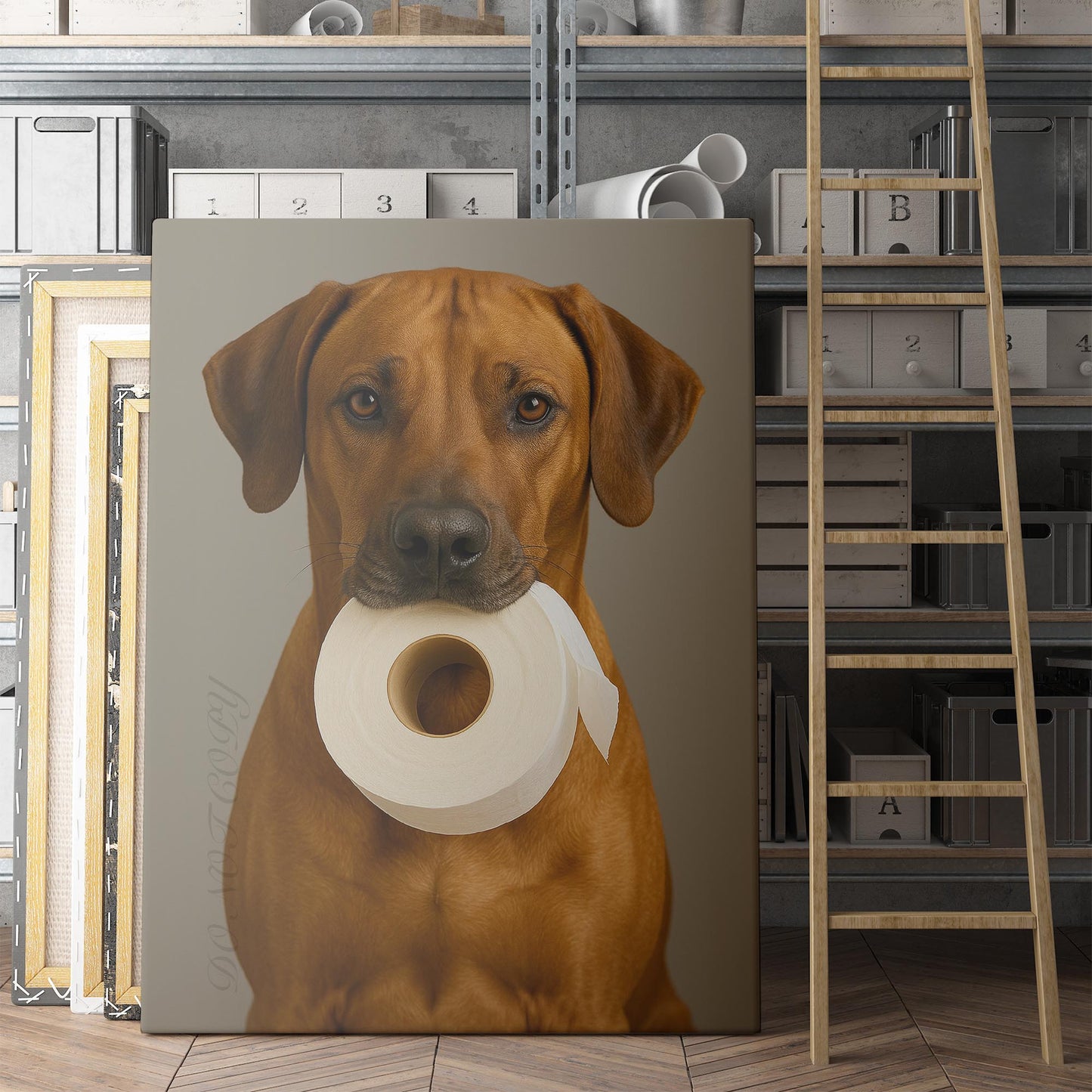 Rhodesian Ridgeback Dog Toilet Paper