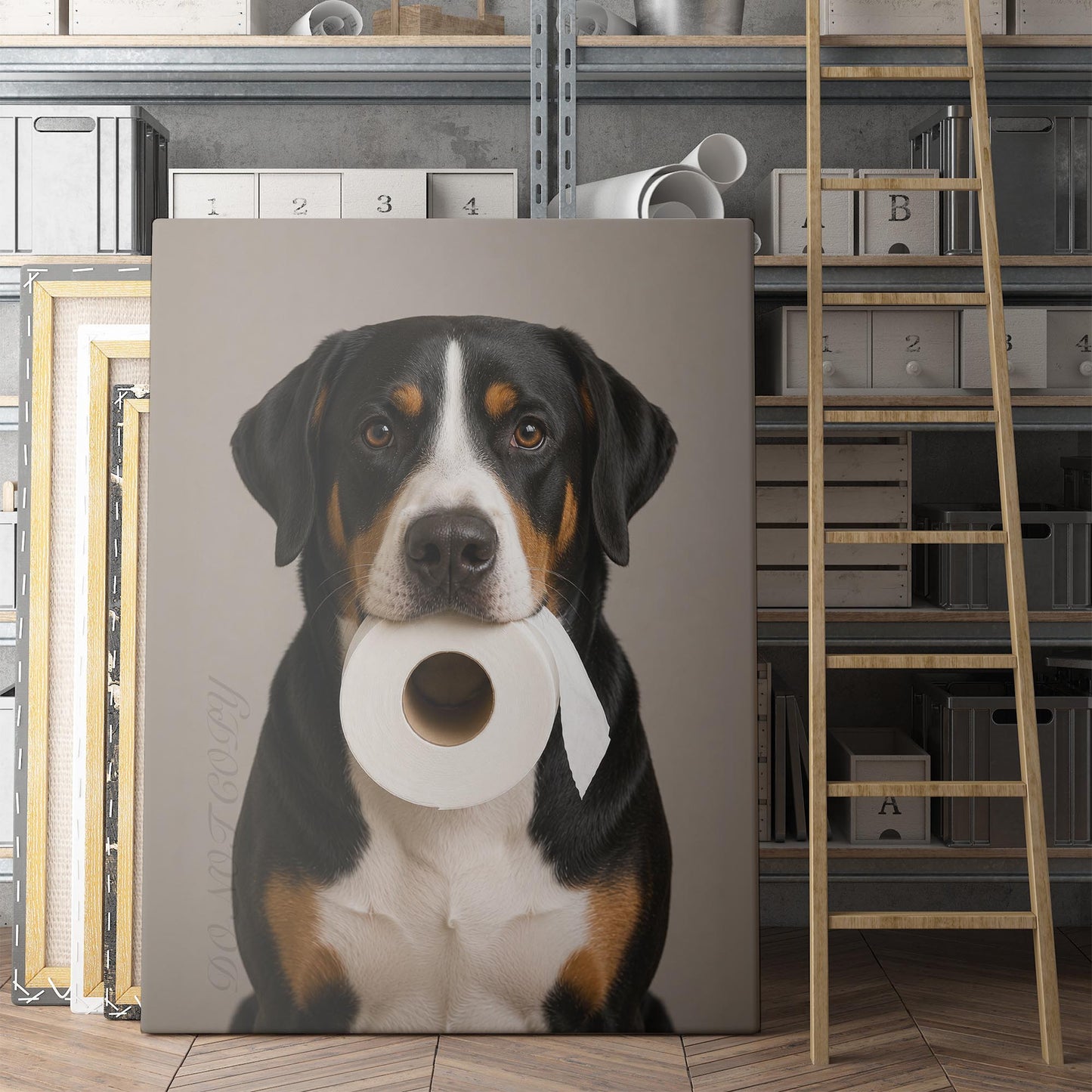 Great Swiss Mountain Dog Toilet Paper