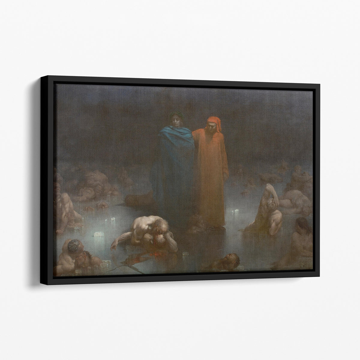 Dante and Virgil in the Ninth Circle of Hell, 1861 - Gustave Doré