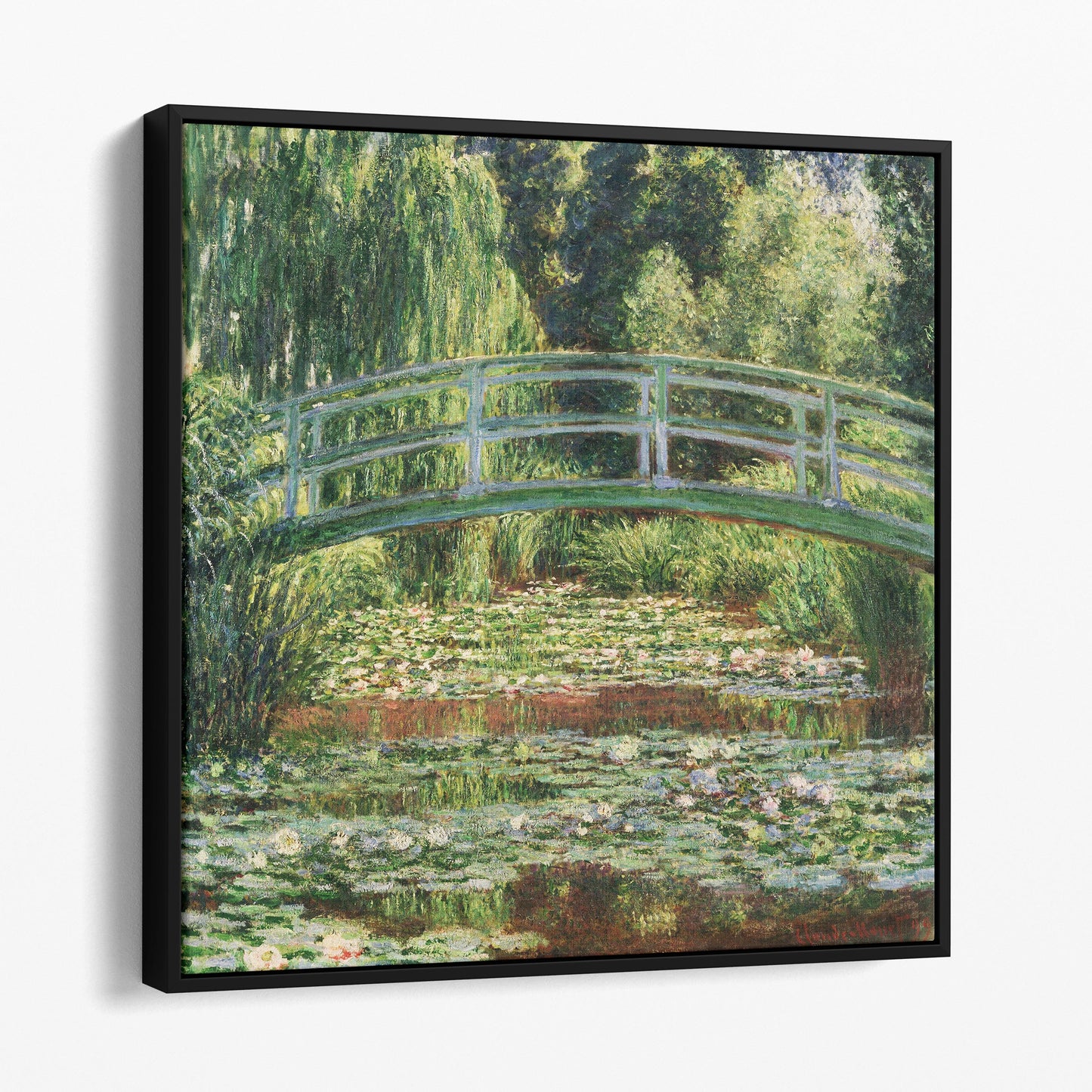 The Japanese Footbridge and the Water Lily Pool, Giverny (1899) by Claude Monet